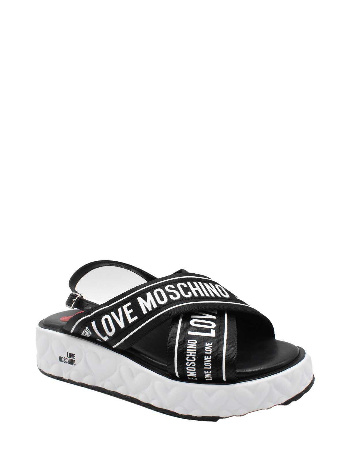 Sandals JA16315I0IIX300A (LOVE MOSCHINO / サンダル ) | LOVE MOSCHINO (ラブ モスキーノ)(3)