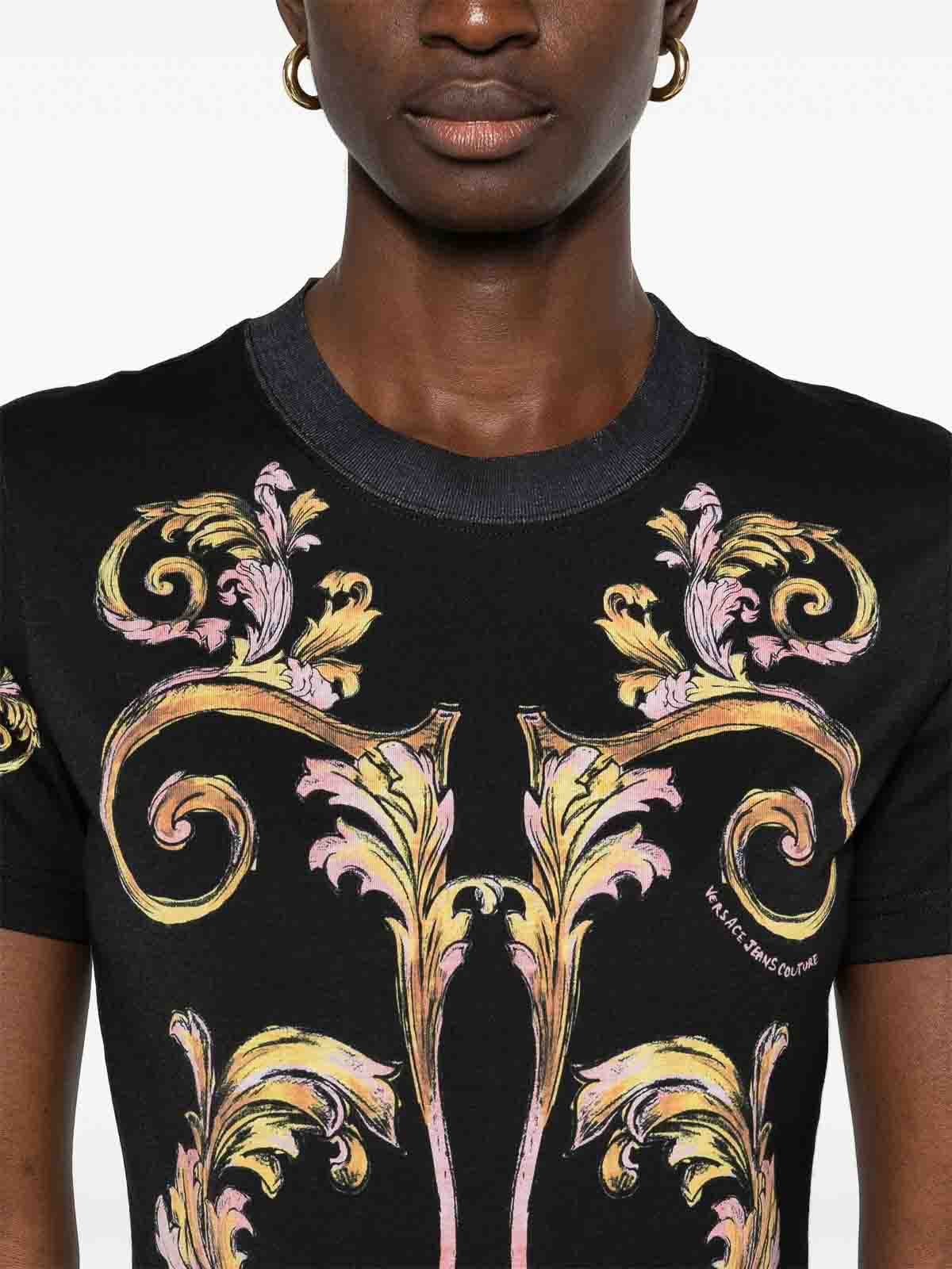 Placed T-Shirt 78HAH6P8JS472G89 (VERSACE JEANS COUTURE / Tシャツ・カットソー ) | VERSACE JEANS COUTURE (ヴェルサーチェ ジーンズ クチュール)(4)