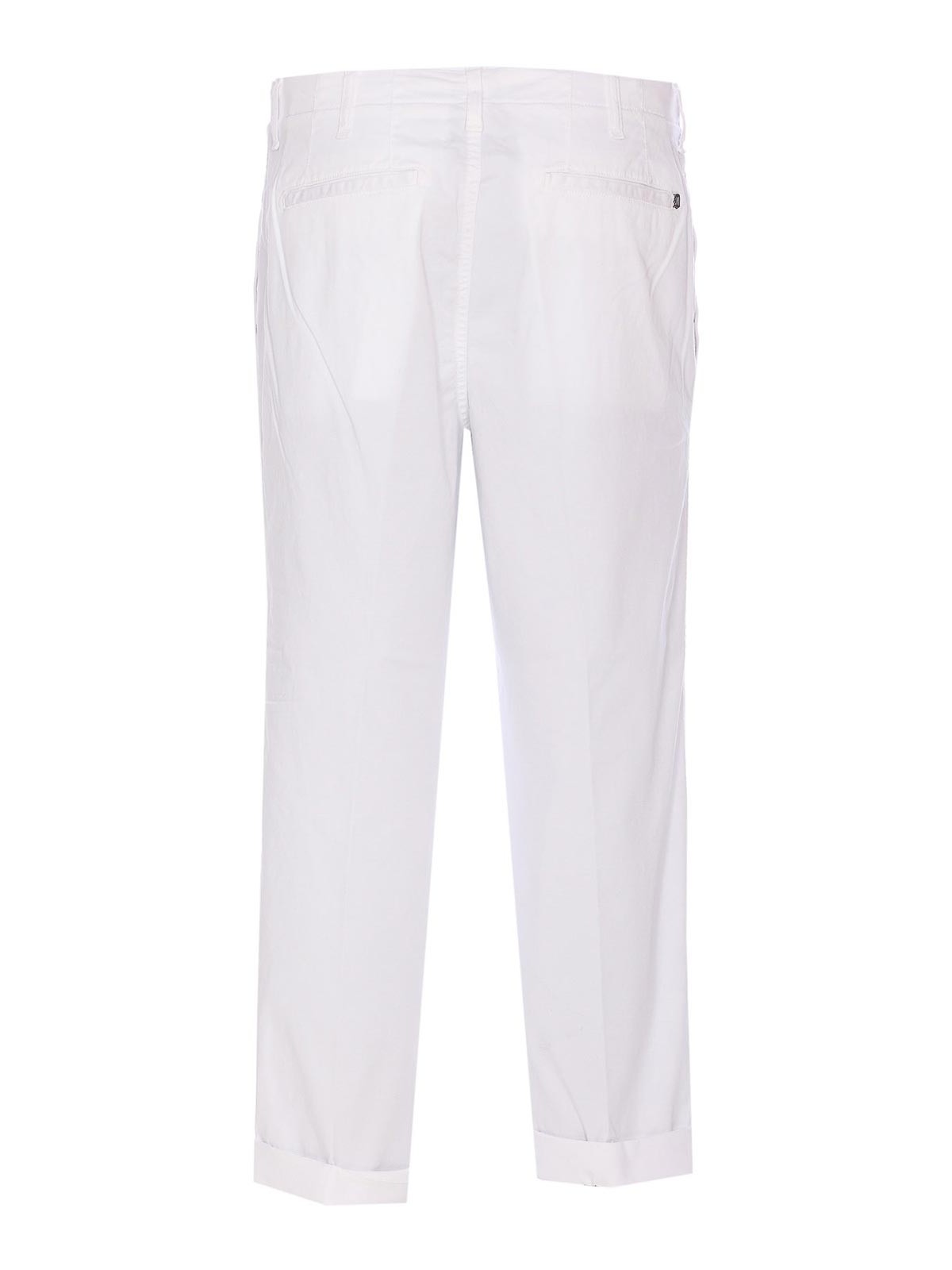 White Zyan Pants UP521GS0096PTD000 (DONDUP / パンツ ) | DONDUP (ドンダップ)(1)