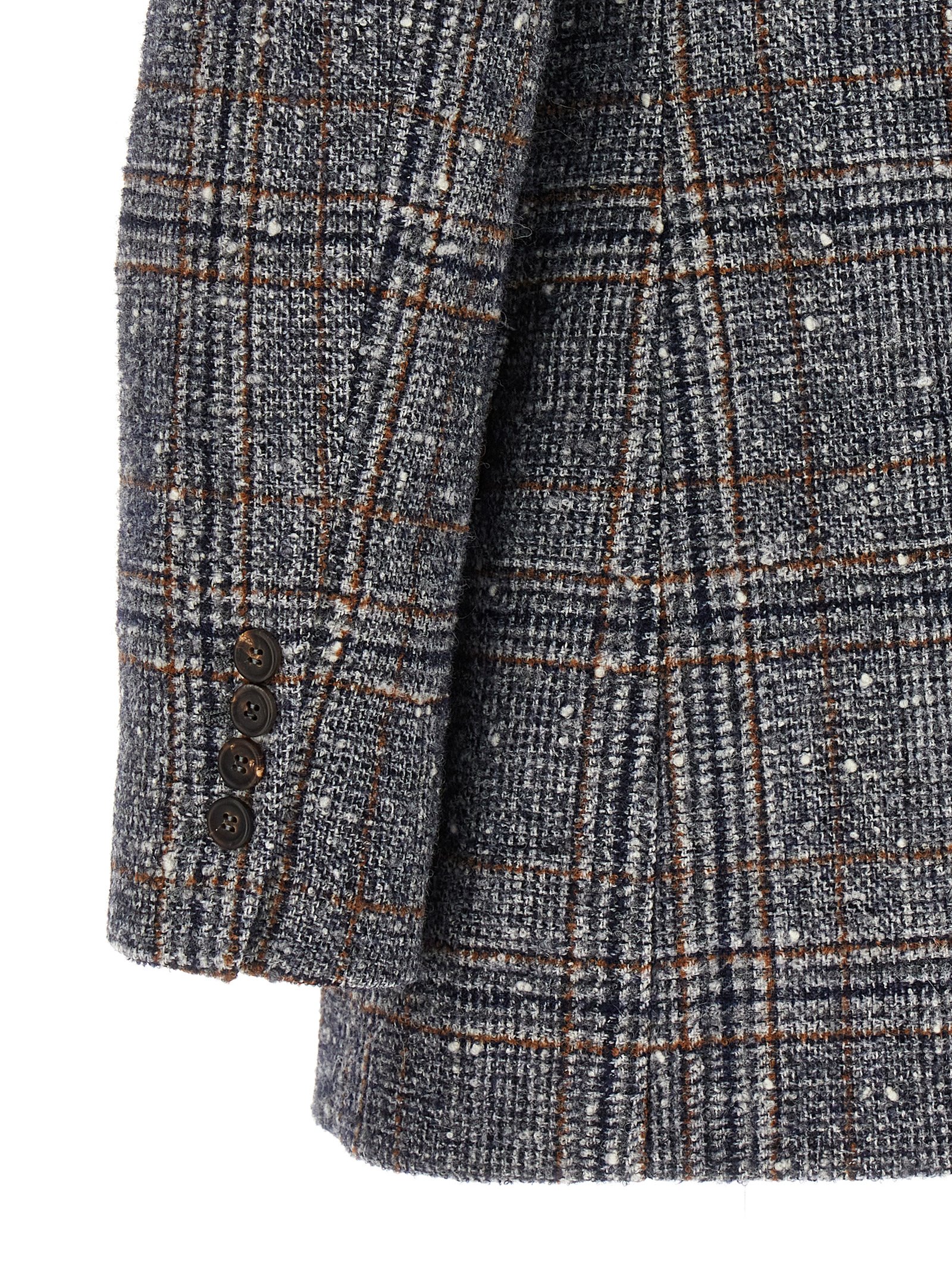 Check double-breasted blazer MD5562295C001 (Brunello Cucinelli / スーツ・ジャケット ) | Brunello Cucinelli (ブルネロ・クチネリ)(3)
