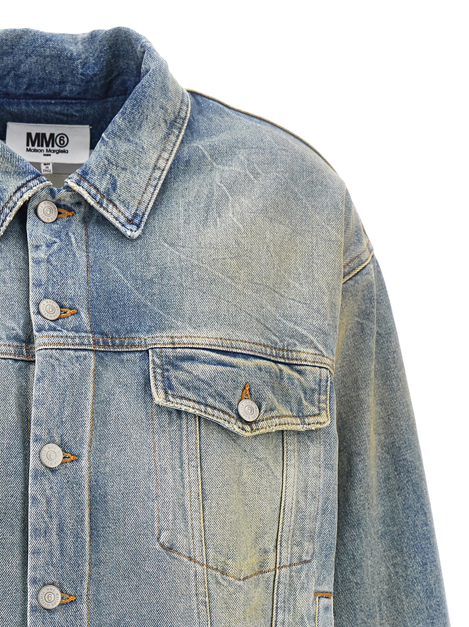 Padded denim jacket S52AM0246S30828963 (MM6 Maison Margiela / カジュアルジャケット・ベスト ) | MM6 Maison Margiela (エムエムシックス)(2)