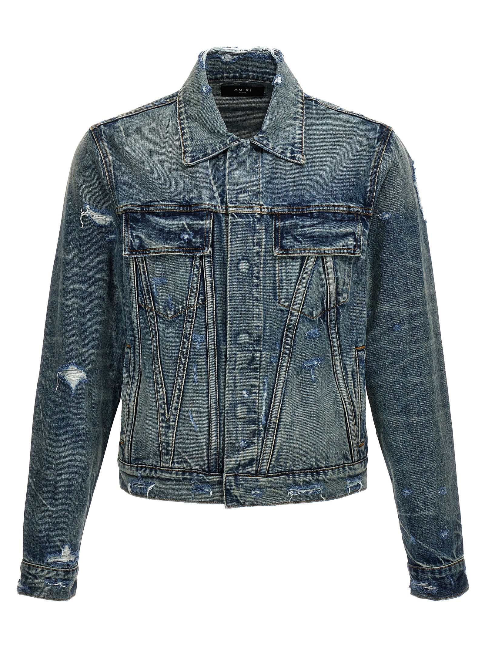 'Trucker' denim jacket AMDNTR1001ANTIQUEINDIGO (AMIRI / カジュアルジャケット ) | AMIRI (アミリ)