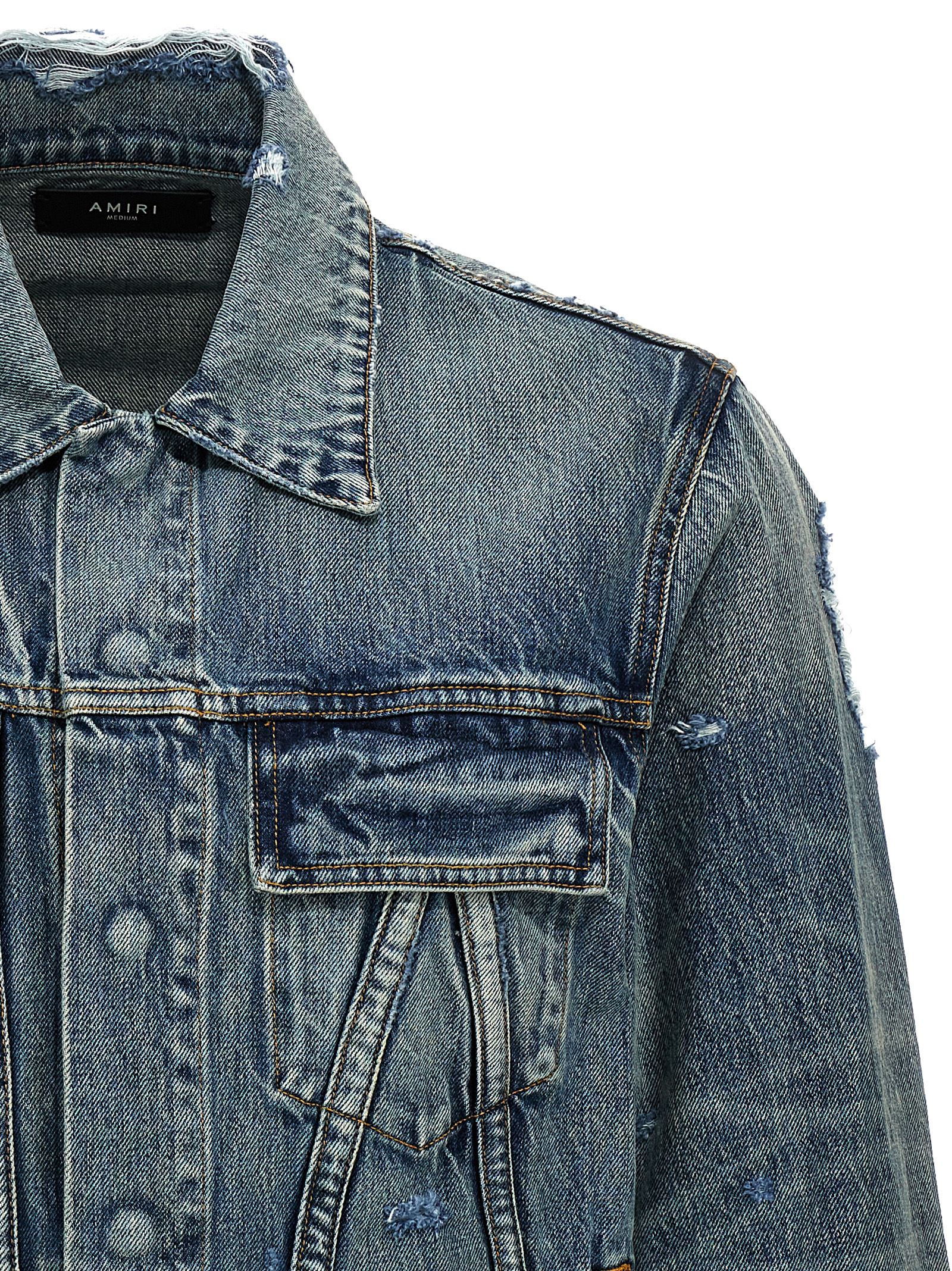 'Trucker' denim jacket AMDNTR1001ANTIQUEINDIGO (AMIRI / カジュアルジャケット ) | AMIRI (アミリ)(2)