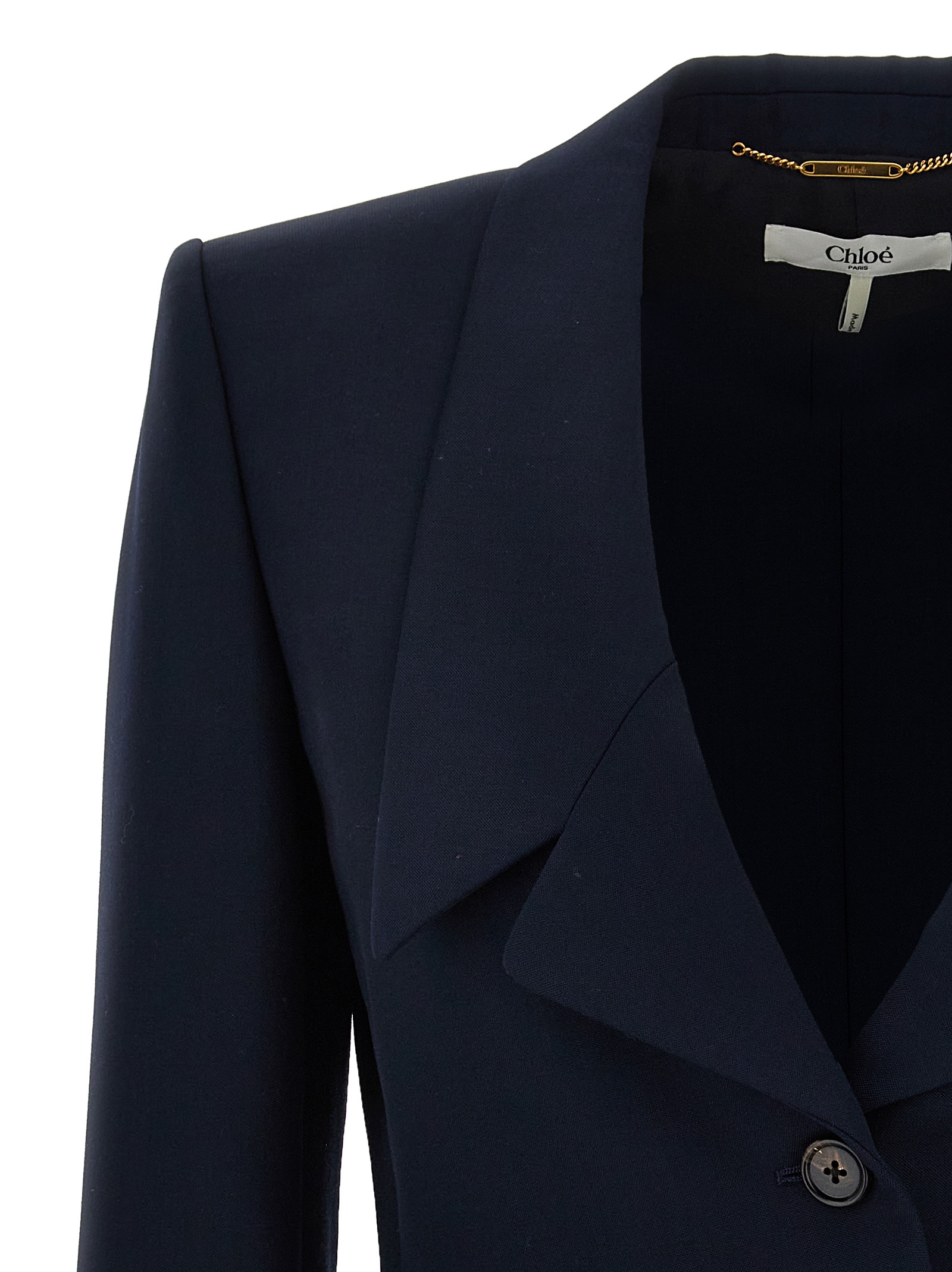 Single-breasted cropped blazer CH24AVE1406349Z (Chloé / ブレザー・ジャケット ) | Chloé (クロエ)(2)