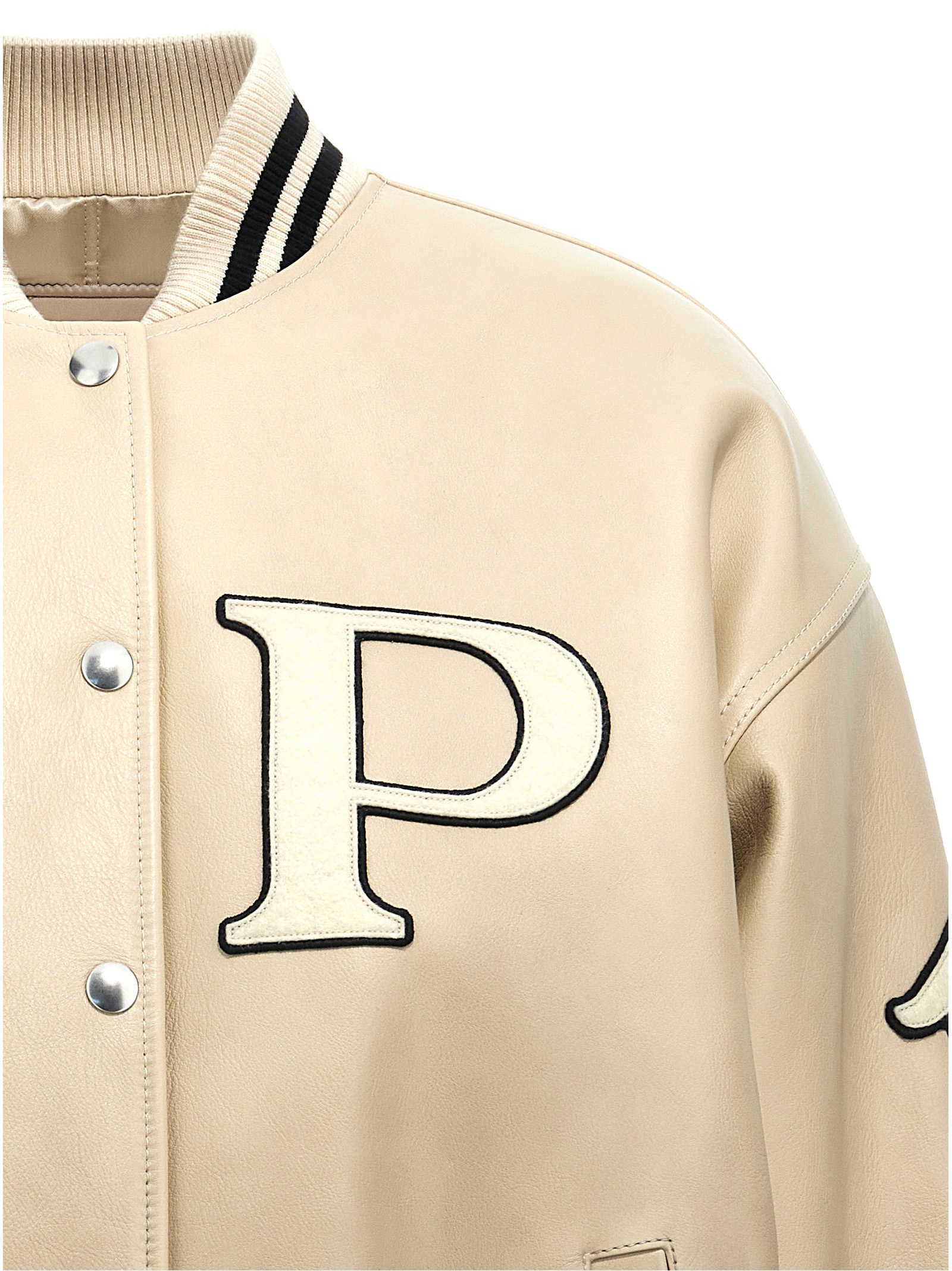 Patches leather bomber jacket 58A190SOOO15Y0F0304 (Prada / レザー&ファージャケット・コート ) | Prada (プラダ)(2)