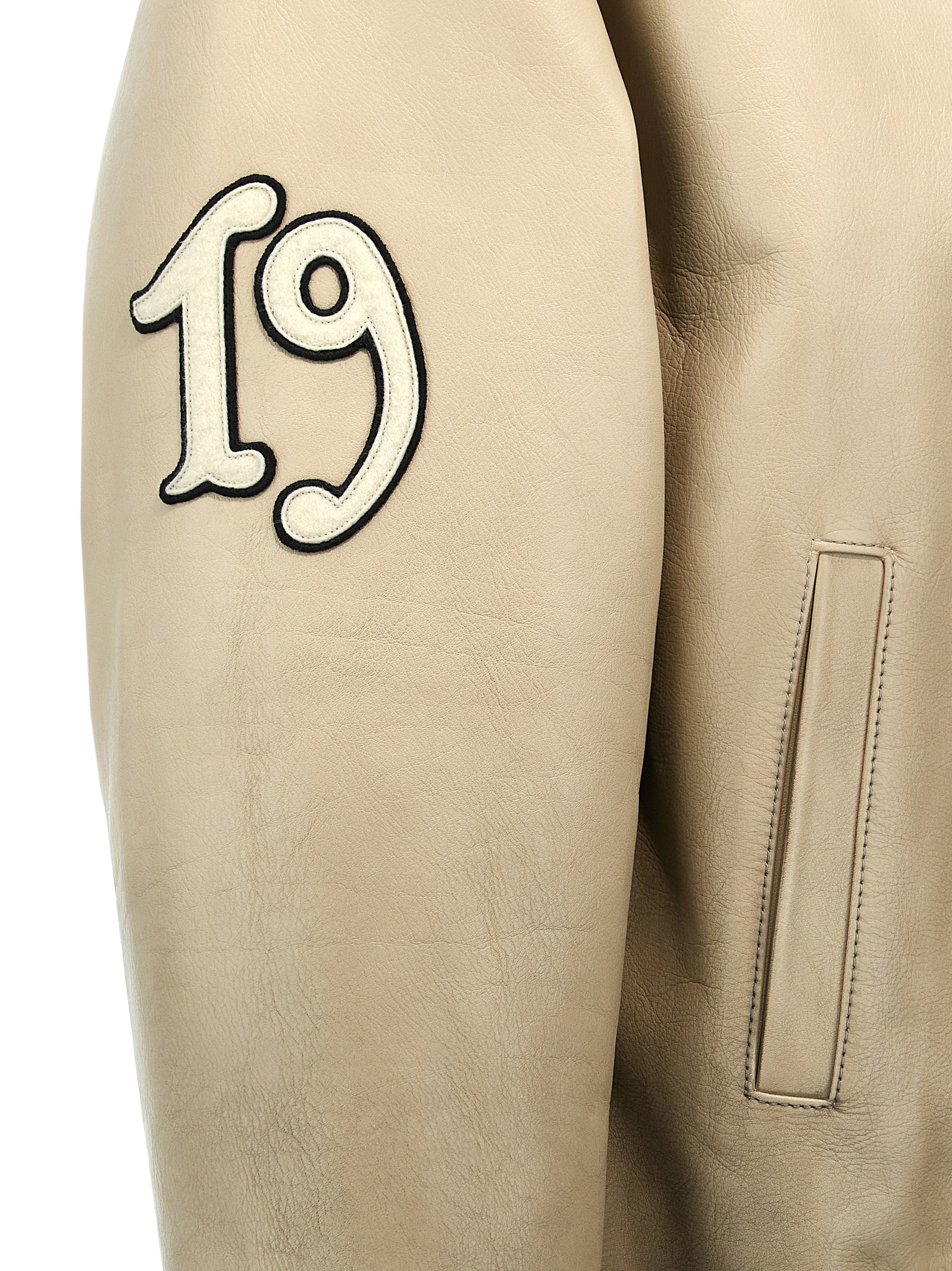 Patches leather bomber jacket 58A190SOOO15Y0F0304 (Prada / レザー&ファージャケット・コート ) | Prada (プラダ)(3)