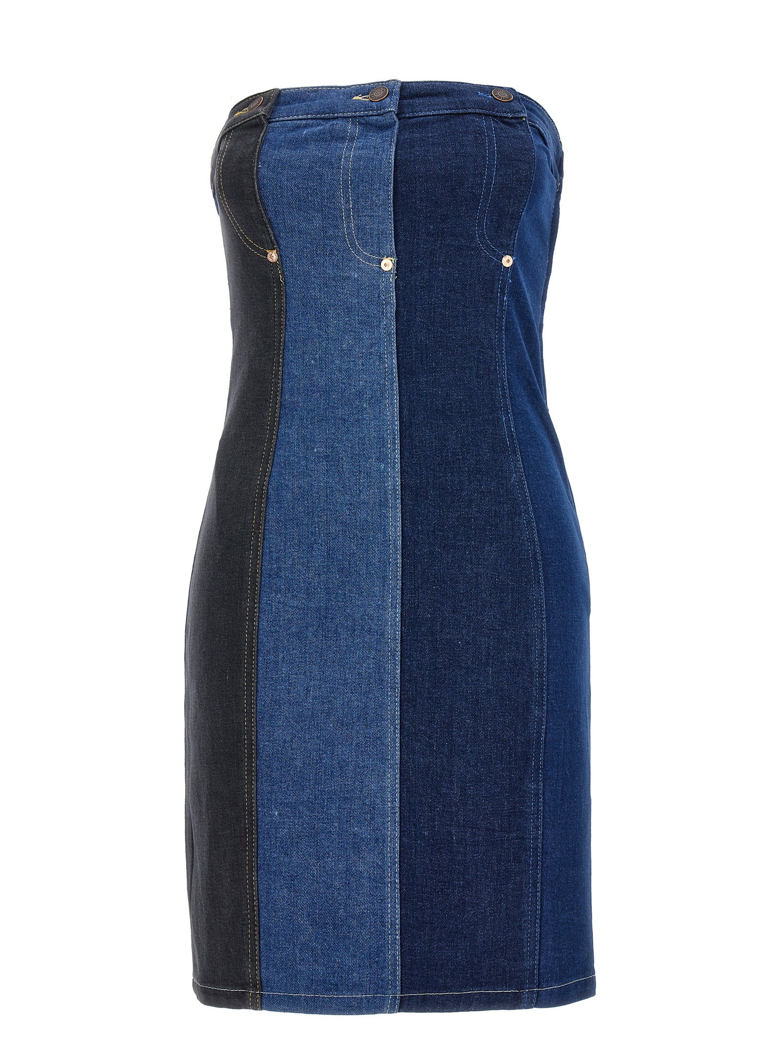 Patchwork mini dress J040132391888 (MOSCHINO JEANS / ワンピース・ドレス・オールインワン ) | MOSCHINO JEANS (モスキーノ ジーンズ)