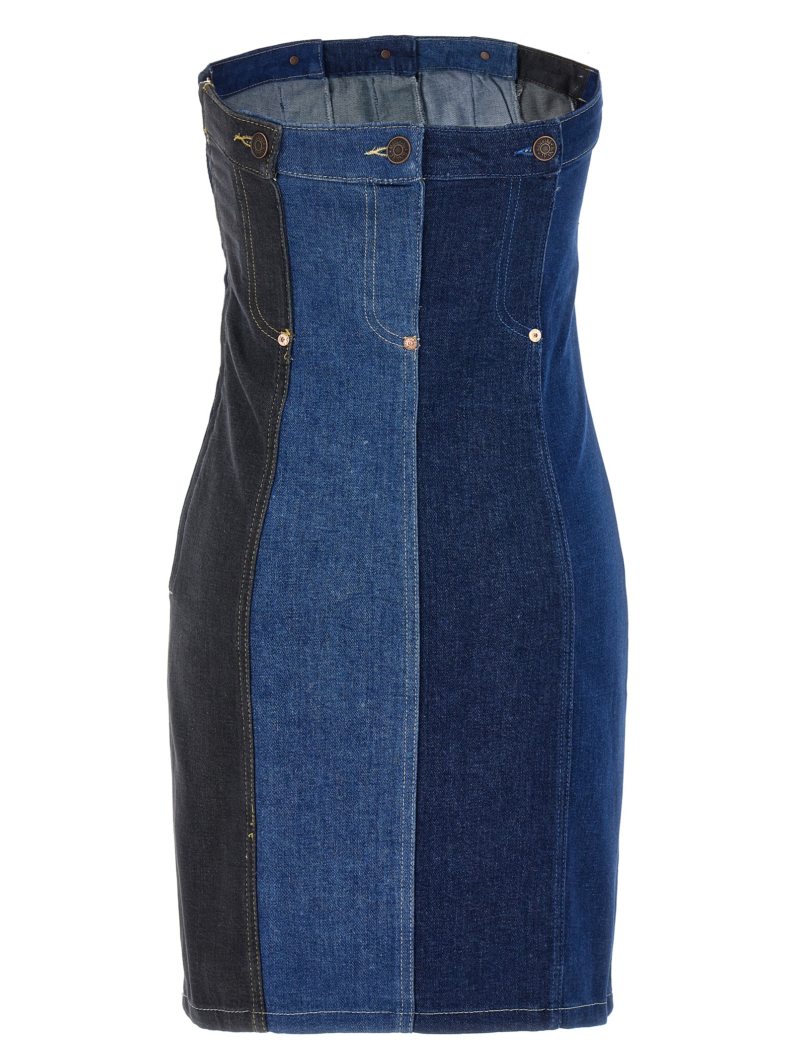 Patchwork mini dress J040132391888 (MOSCHINO JEANS / ワンピース・ドレス・オールインワン ) | MOSCHINO JEANS (モスキーノ ジーンズ)(1)