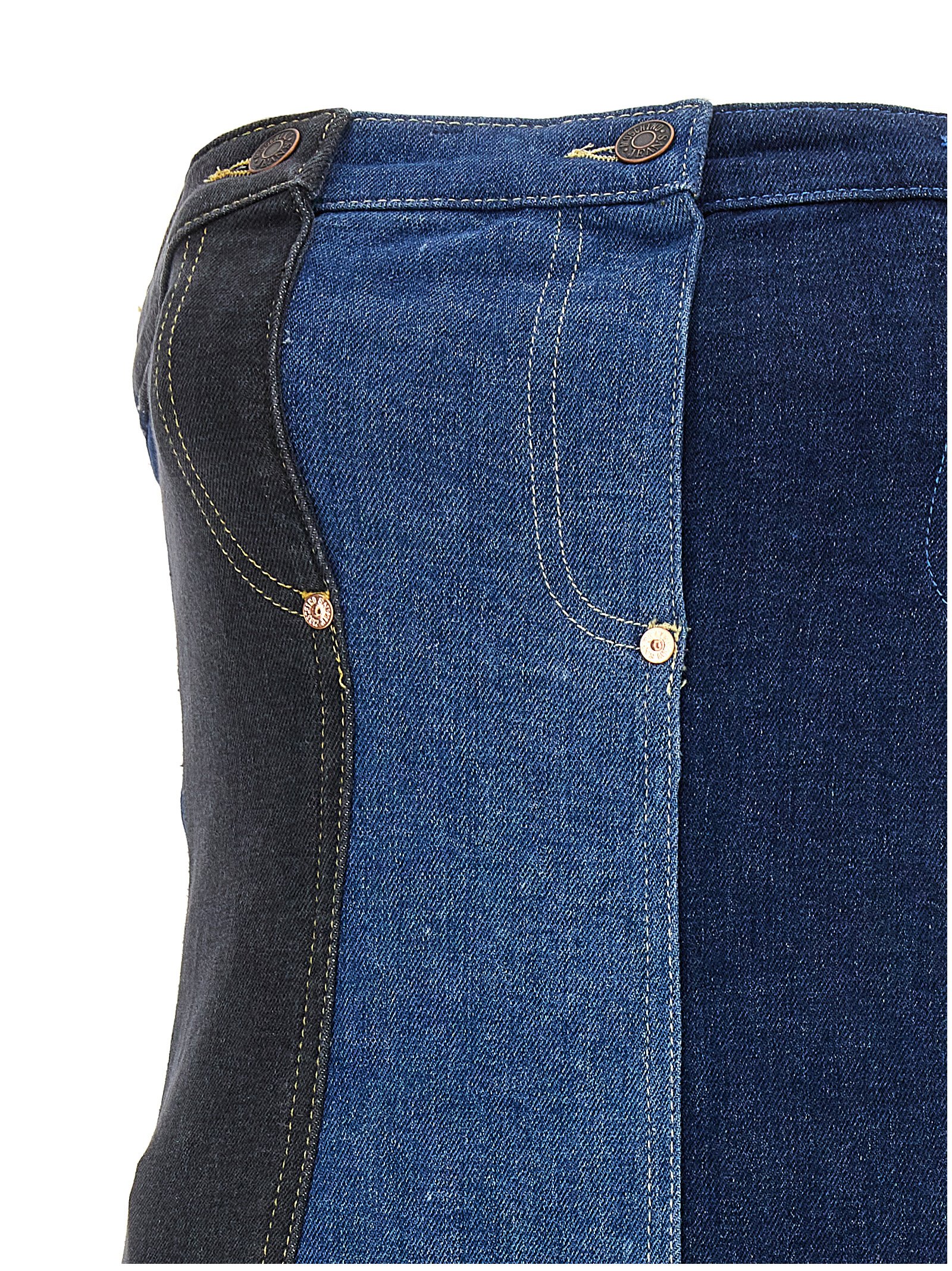 Patchwork mini dress J040132391888 (MOSCHINO JEANS / ワンピース・ドレス・オールインワン ) | MOSCHINO JEANS (モスキーノ ジーンズ)(2)