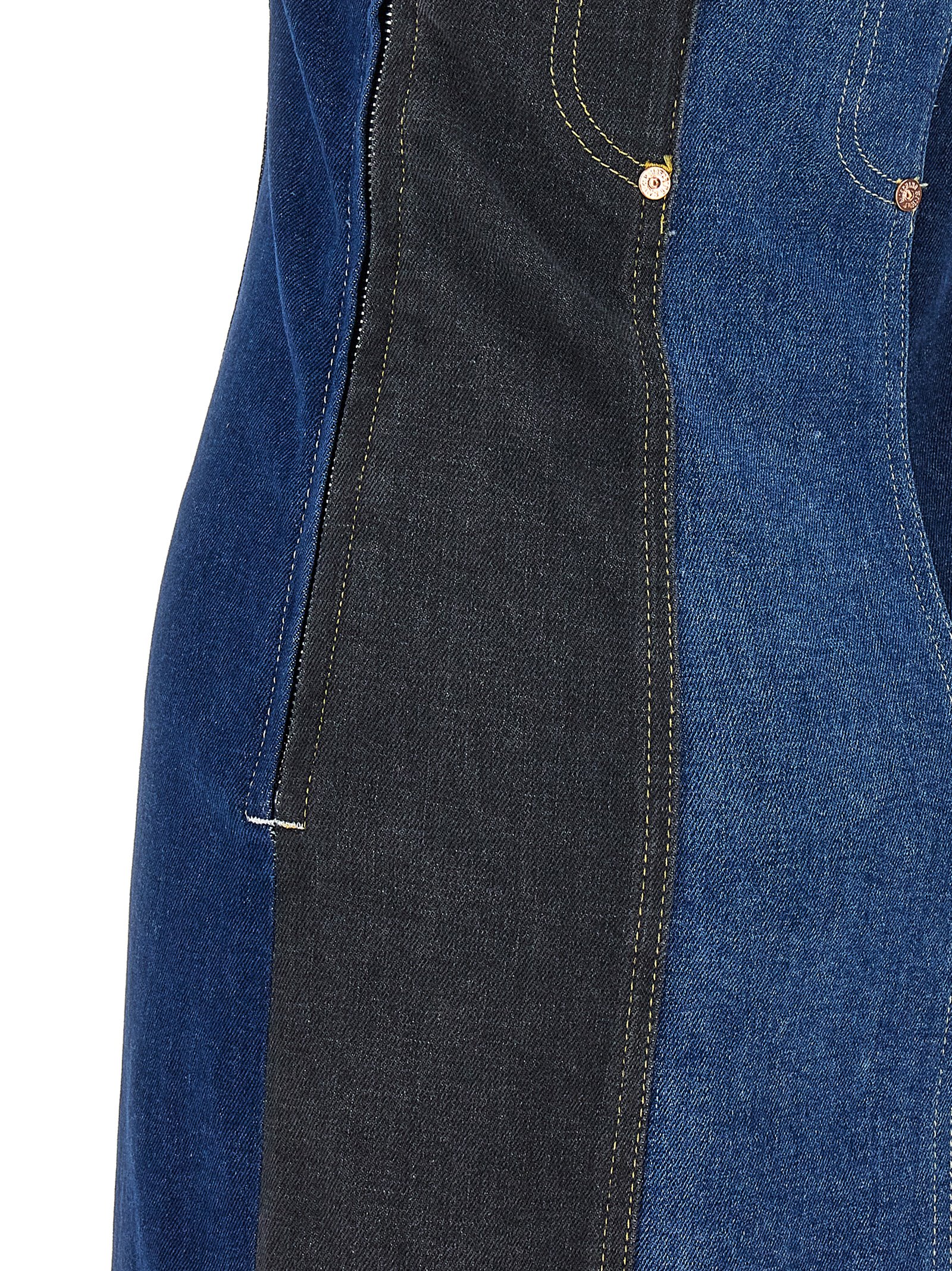 Patchwork mini dress J040132391888 (MOSCHINO JEANS / ワンピース・ドレス・オールインワン ) | MOSCHINO JEANS (モスキーノ ジーンズ)(3)