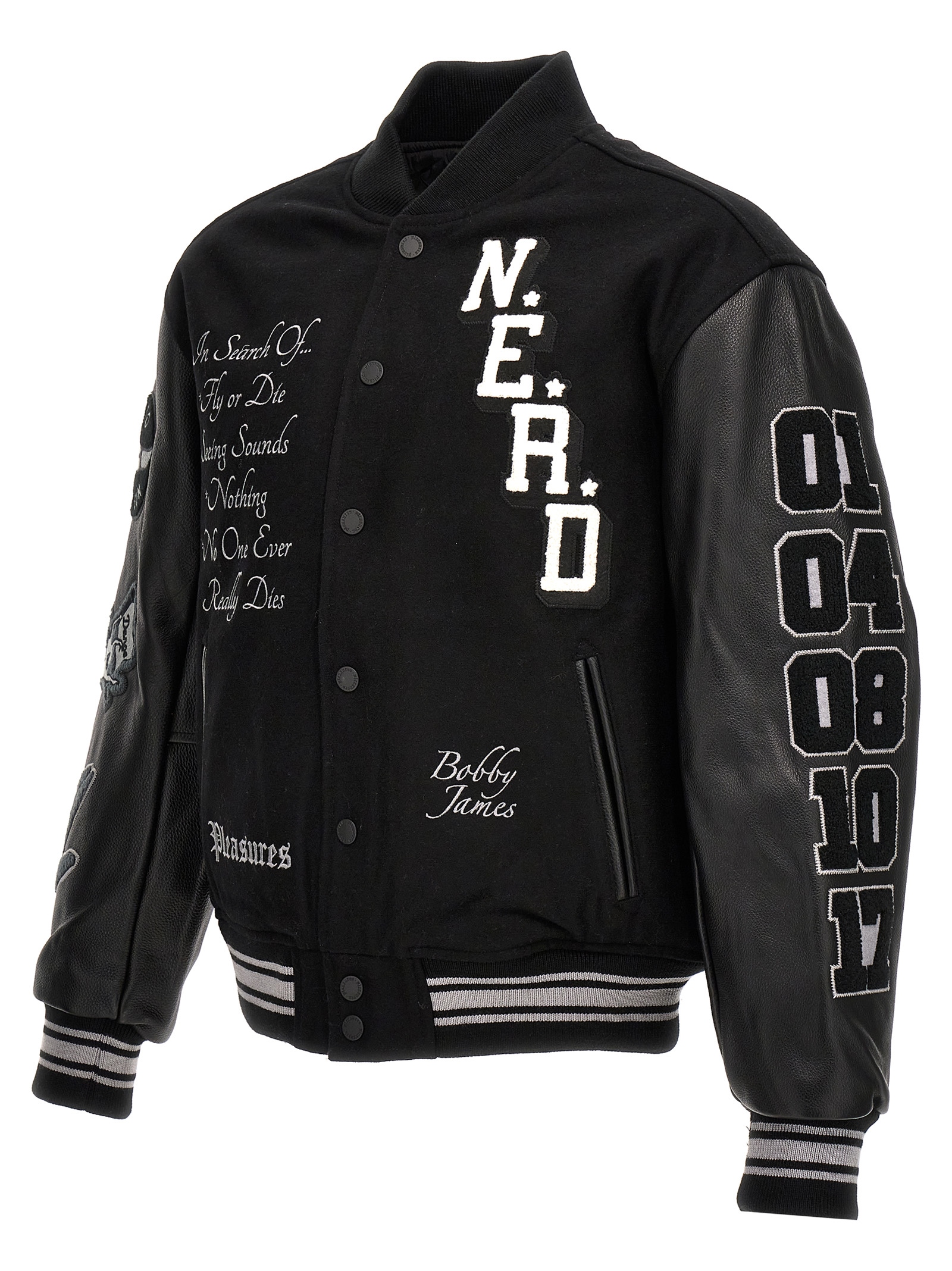 'Nerd varsity' bomber jacket P23N001BLACK (PLEASURES / カジュアルジャケット ) | PLEASURES (プレジャーズ)(2)