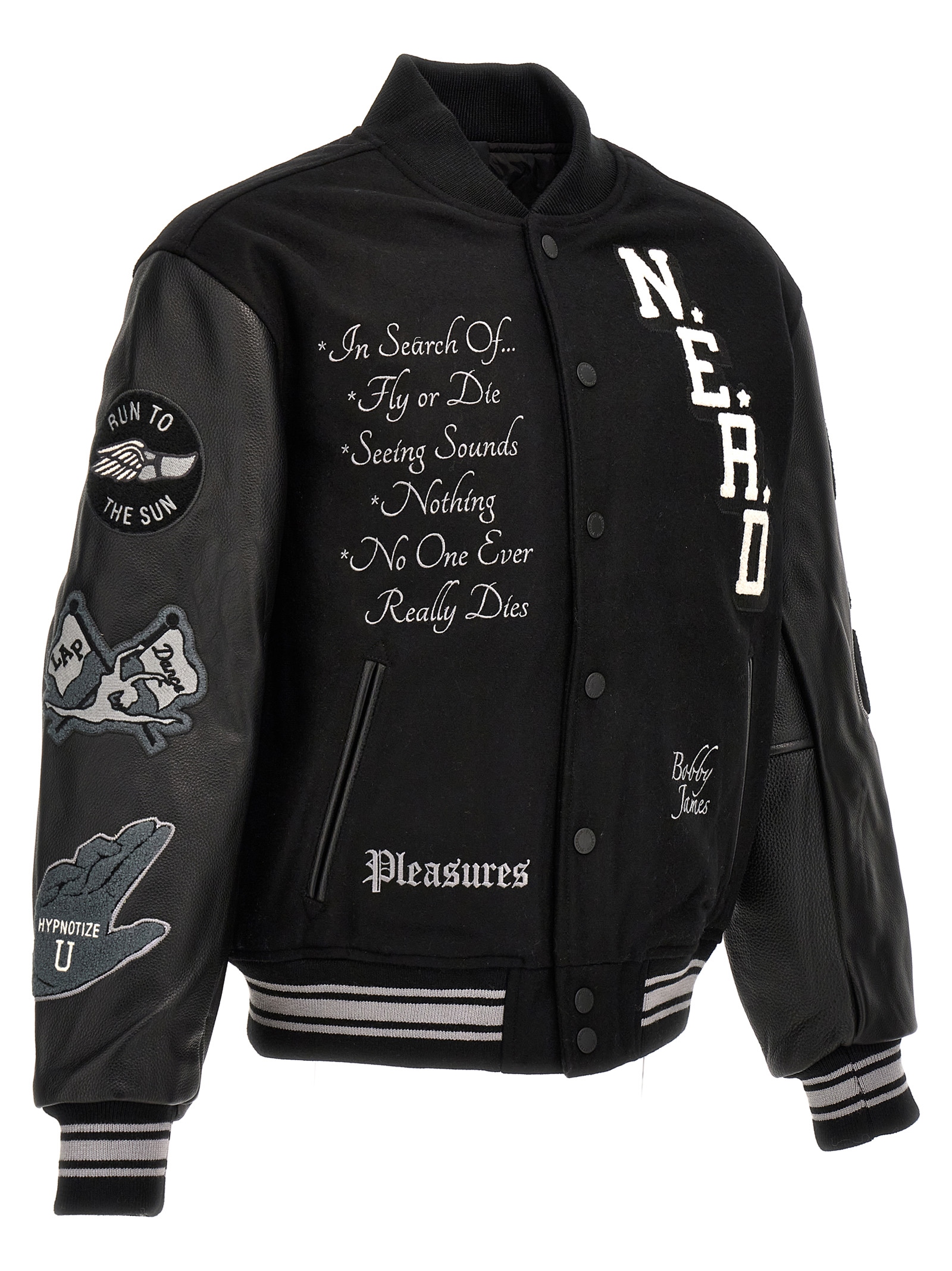 'Nerd varsity' bomber jacket P23N001BLACK (PLEASURES / カジュアルジャケット ) | PLEASURES (プレジャーズ)(3)