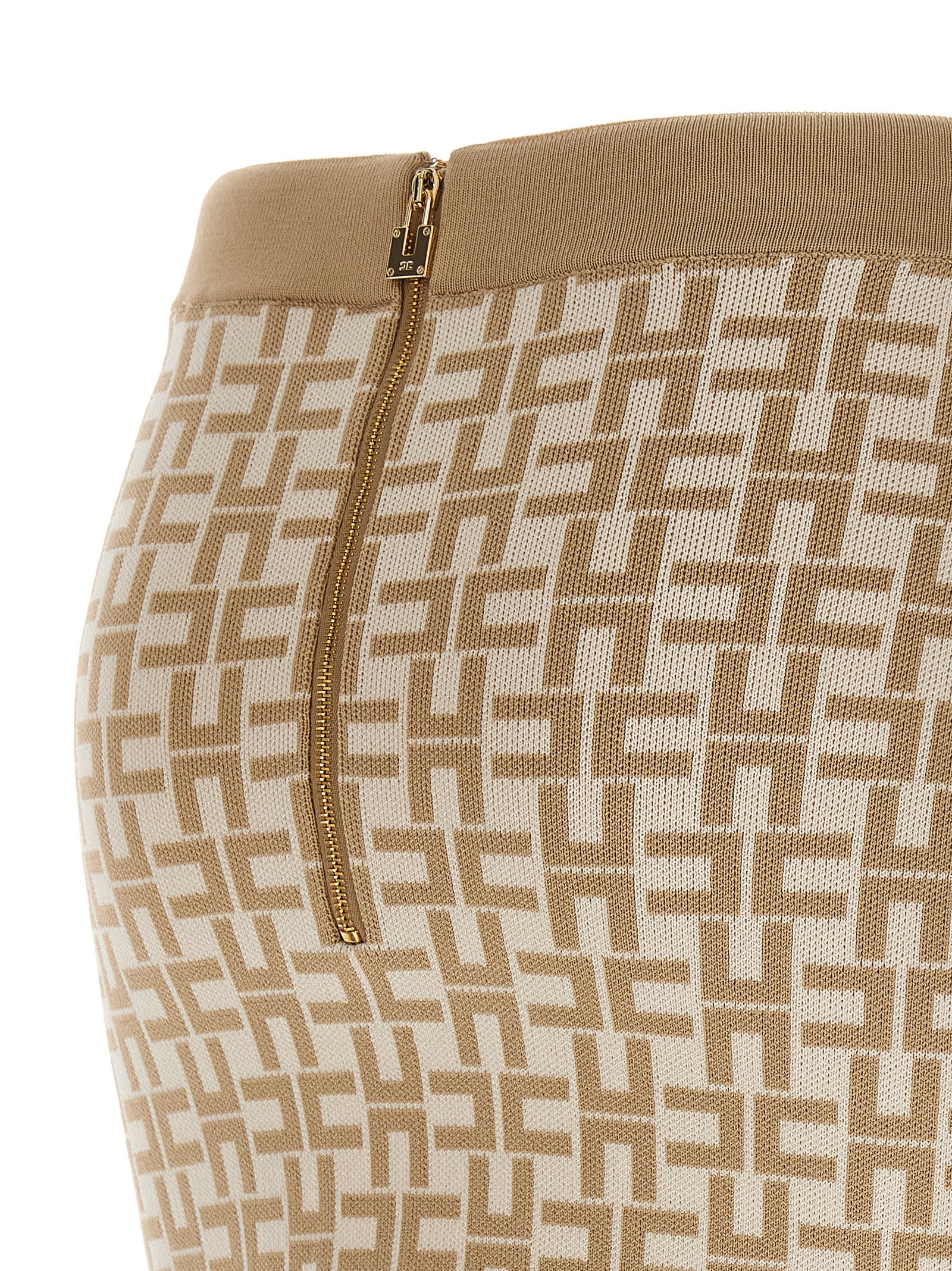 Jacquard logo skirt GK95Z41E2CB3 (Elisabetta Franchi / スカート ) | Elisabetta Franchi (エリザベッタ フランキ)(3)