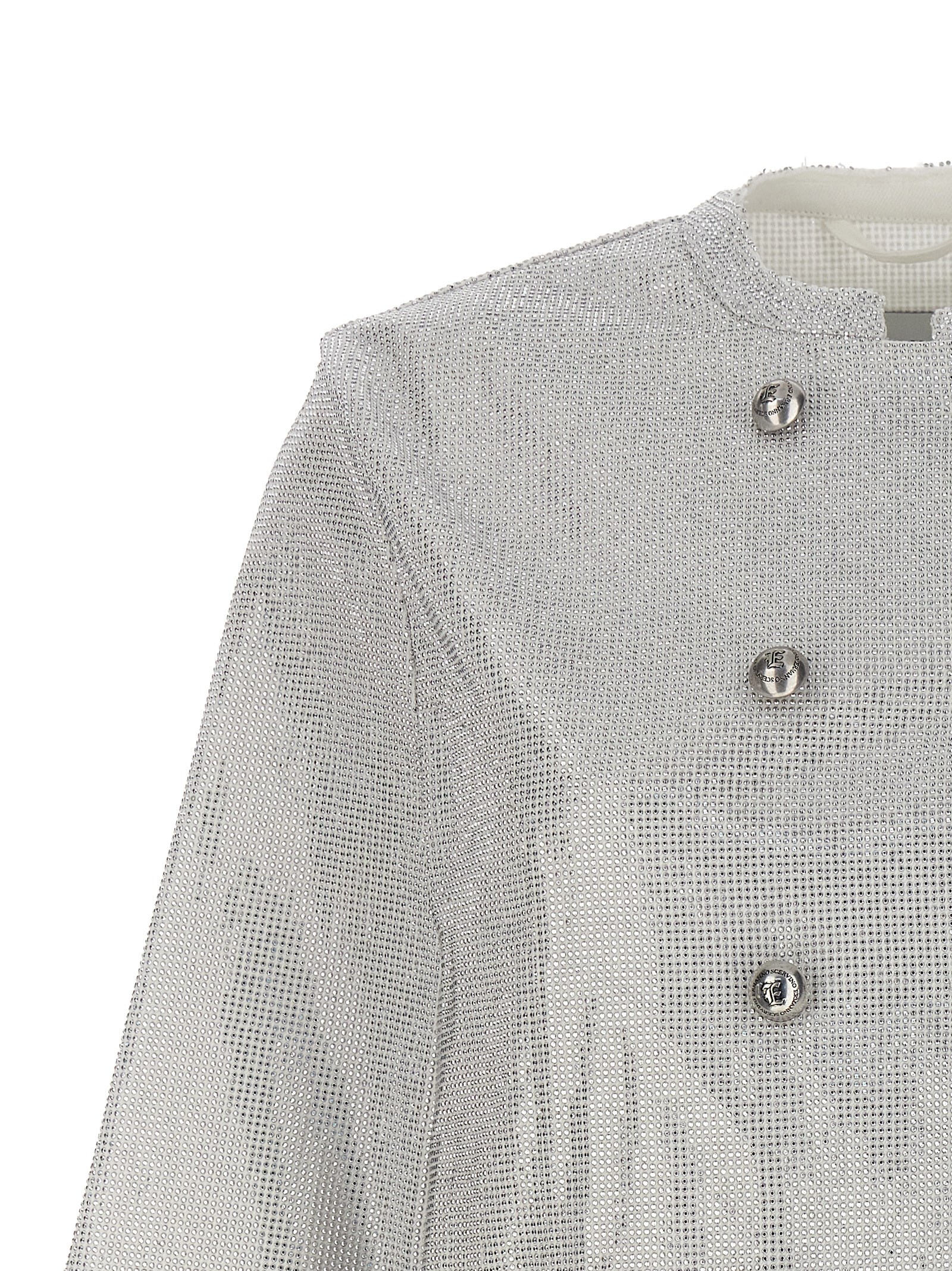 Rhinestone blazer jacket D440D334CTKBB14800 (ERMANNO SCERVINO / スーツ・ジャケット ) | ERMANNO SCERVINO (エルマンノ シェルヴィーノ)(2)