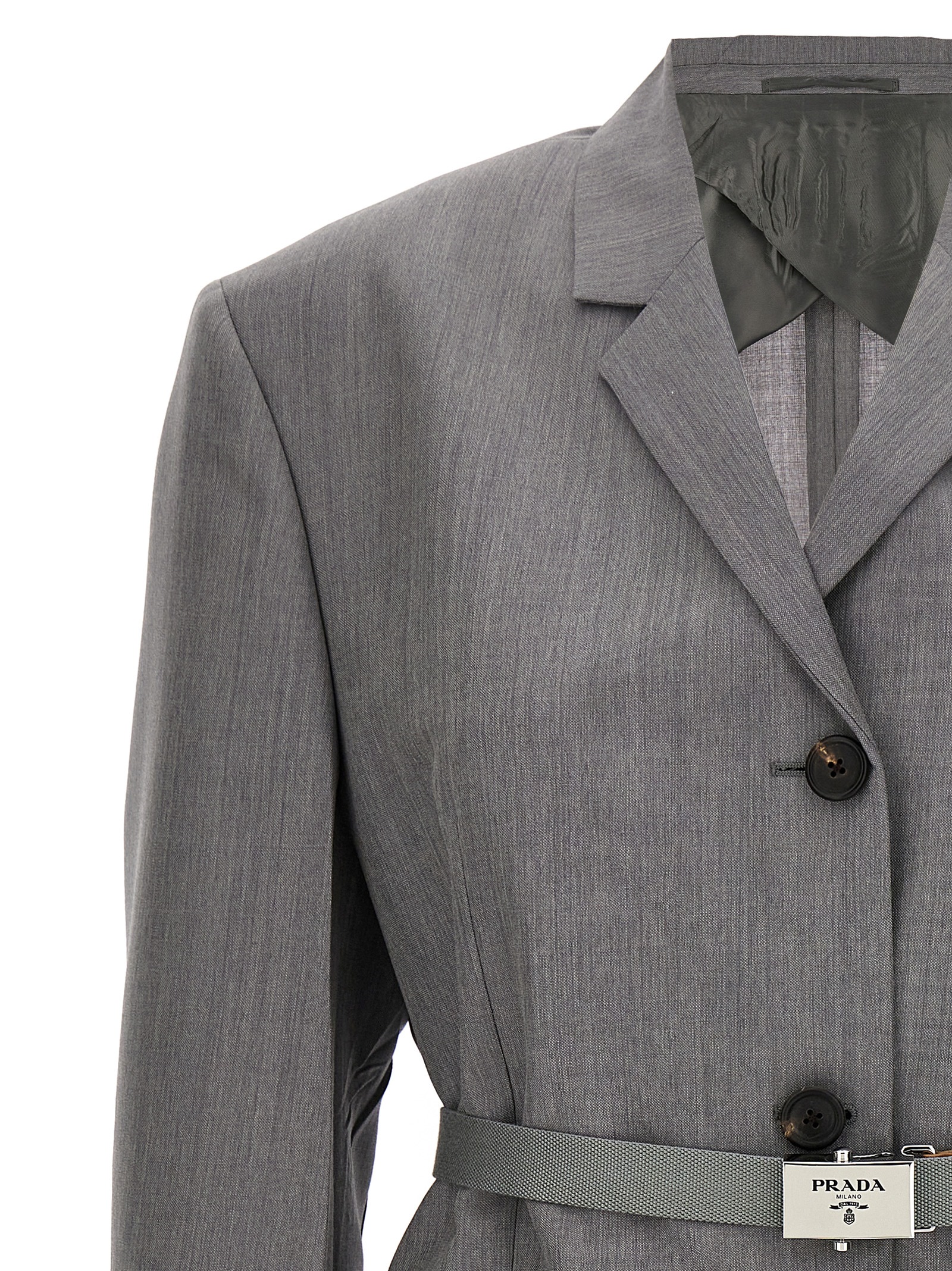 ジャケット PRADA SS24 Grey mohair blend blazer (P544OHSOOO13NH F073X) 楽天市場】【数量限定・在庫限り・早い者勝ち！】 プラダ