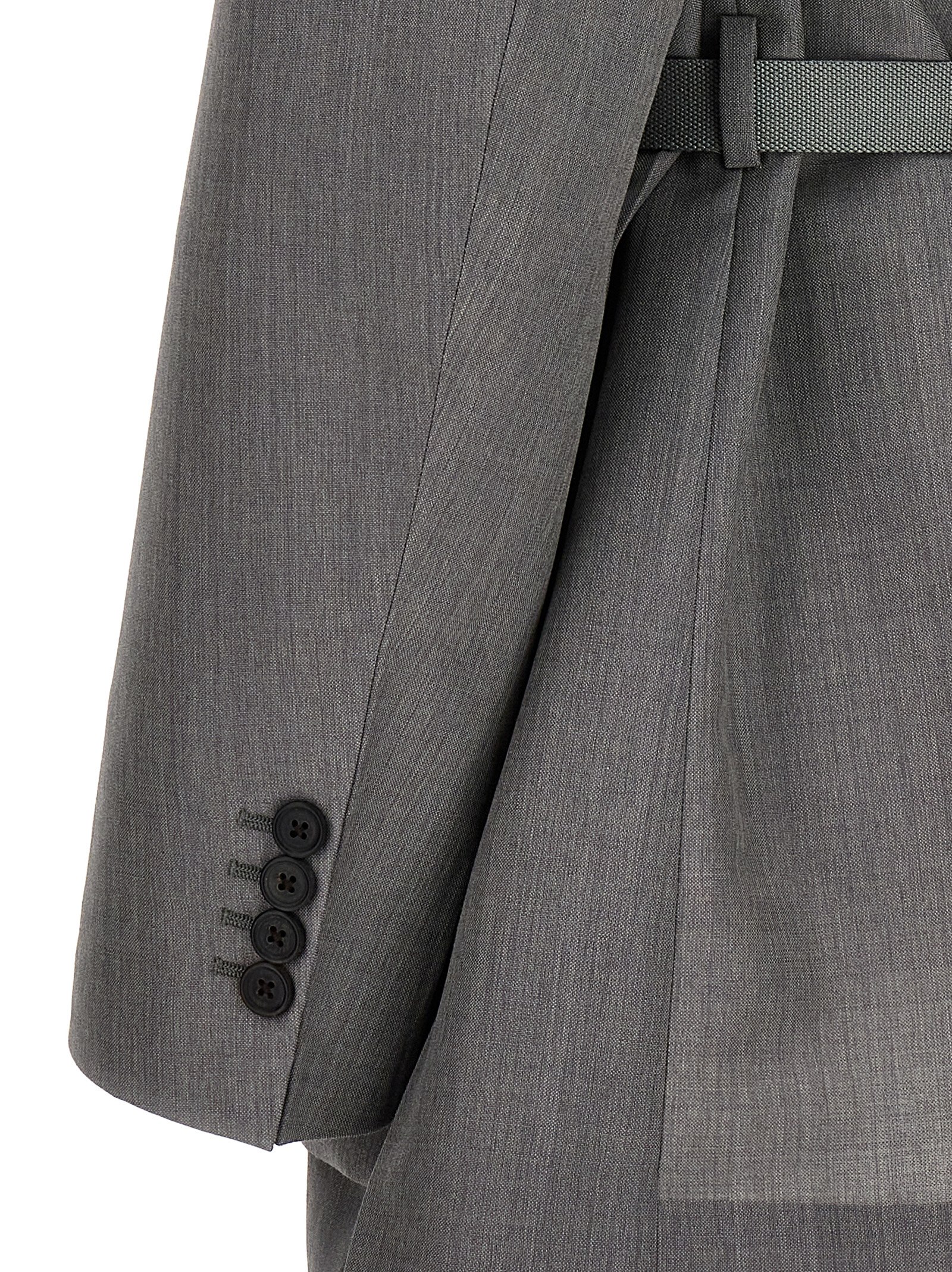 ジャケット PRADA SS24 Grey mohair blend blazer (P544OHSOOO13NH F073X) Mohair blazer in grey - Prada | Mytheresa