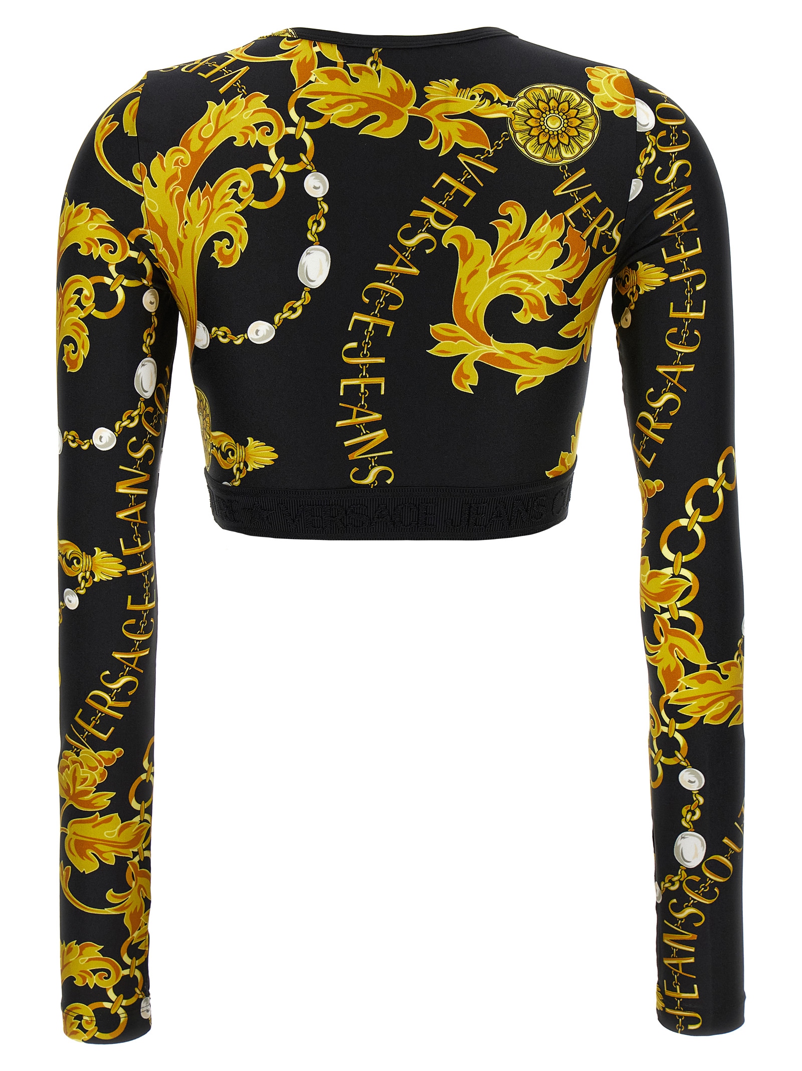 'Chain Couture' top 75HAH218JS203G89 (VERSACE JEANS COUTURE / Tシャツ・カットソー ) | VERSACE JEANS COUTURE (ヴェルサーチェ ジーンズ クチュール)(1)