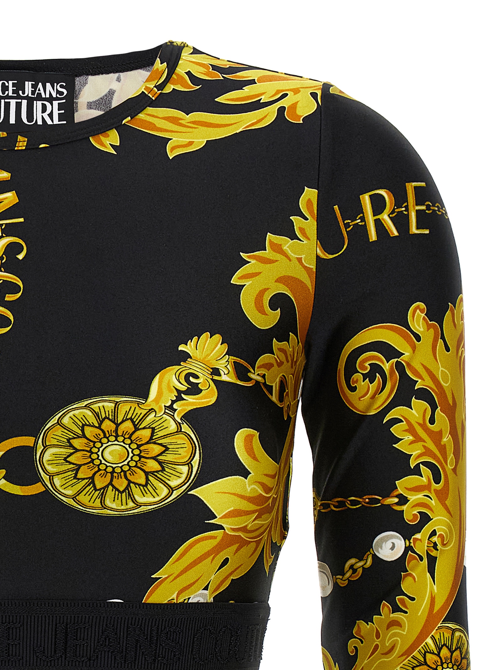 'Chain Couture' top 75HAH218JS203G89 (VERSACE JEANS COUTURE / Tシャツ・カットソー ) | VERSACE JEANS COUTURE (ヴェルサーチェ ジーンズ クチュール)(2)