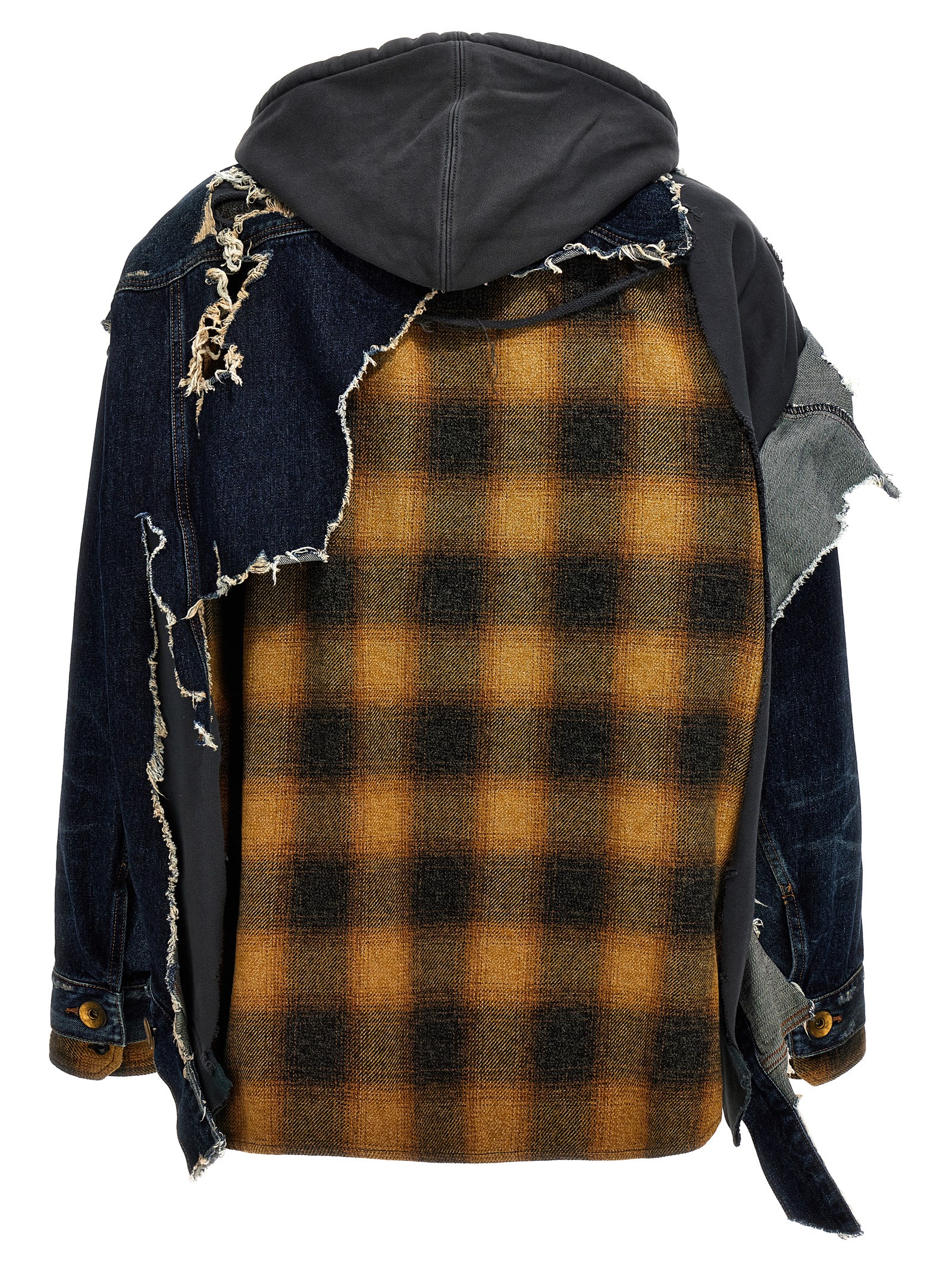 'Denim Mix Layered' jacket A11BL022INDIGO (Maison Mihara Yasuhiro / カジュアルジャケット ) | Maison Mihara Yasuhiro (メゾン ミハラ ヤスヒロ)(1)