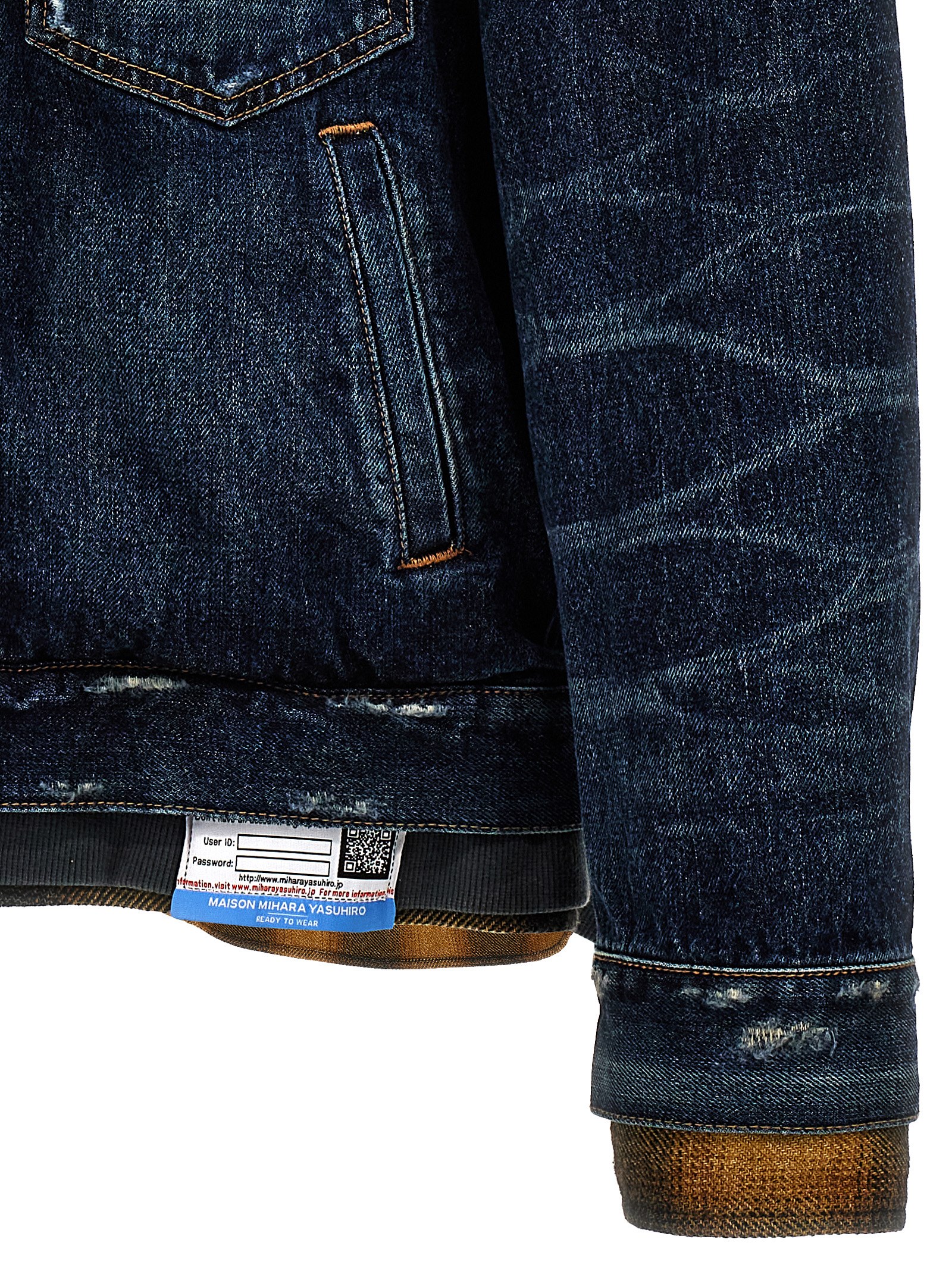 'Denim Mix Layered' jacket A11BL022INDIGO (Maison Mihara Yasuhiro / カジュアルジャケット ) | Maison Mihara Yasuhiro (メゾン ミハラ ヤスヒロ)(3)