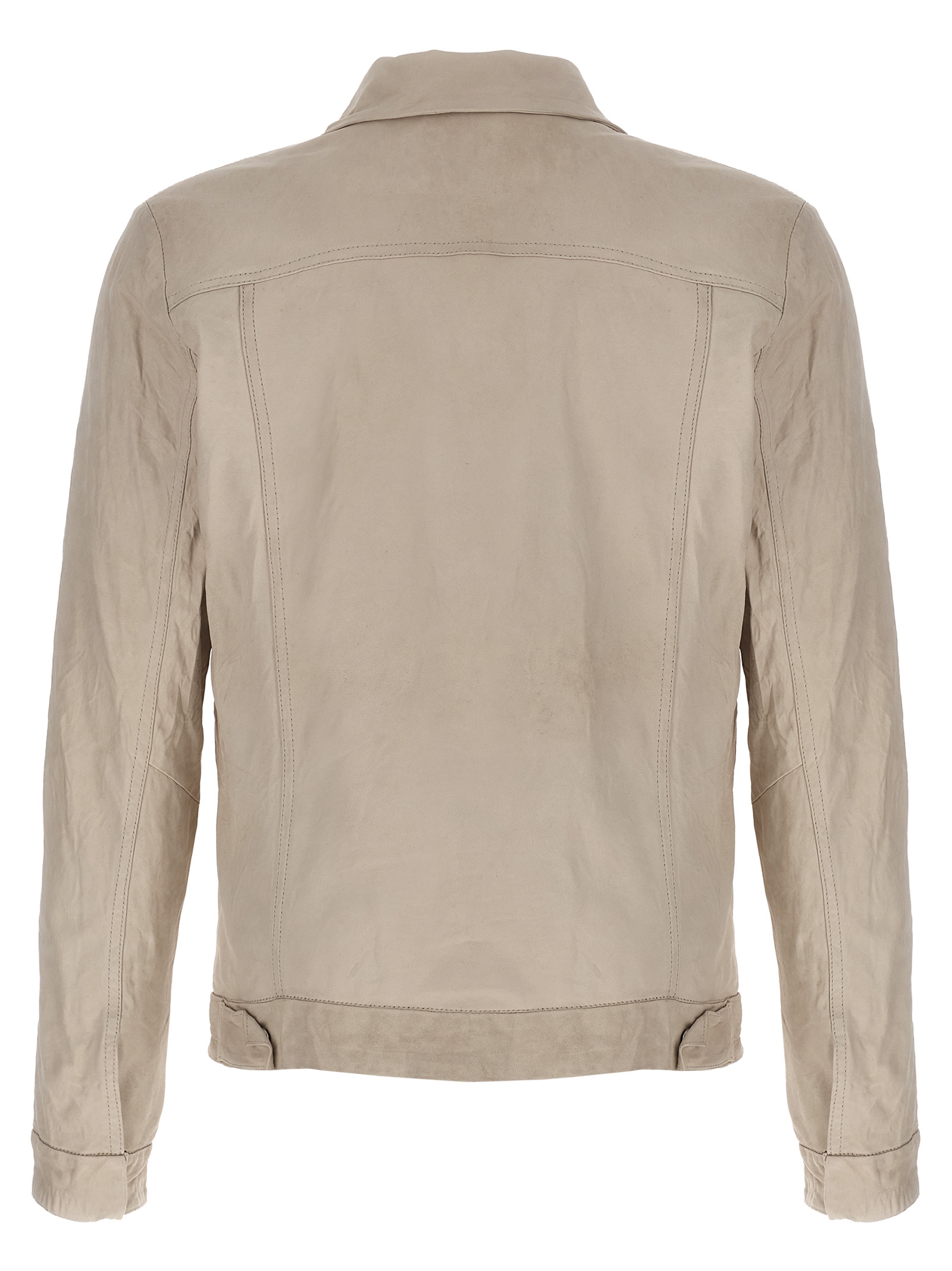 'Trucker' leather jacket GU24S20098VBRUSHLINO (GIORGIO BRATO / カジュアルジャケット・ベスト ) | GIORGIO BRATO (ジョルジオ ブラート)(1)