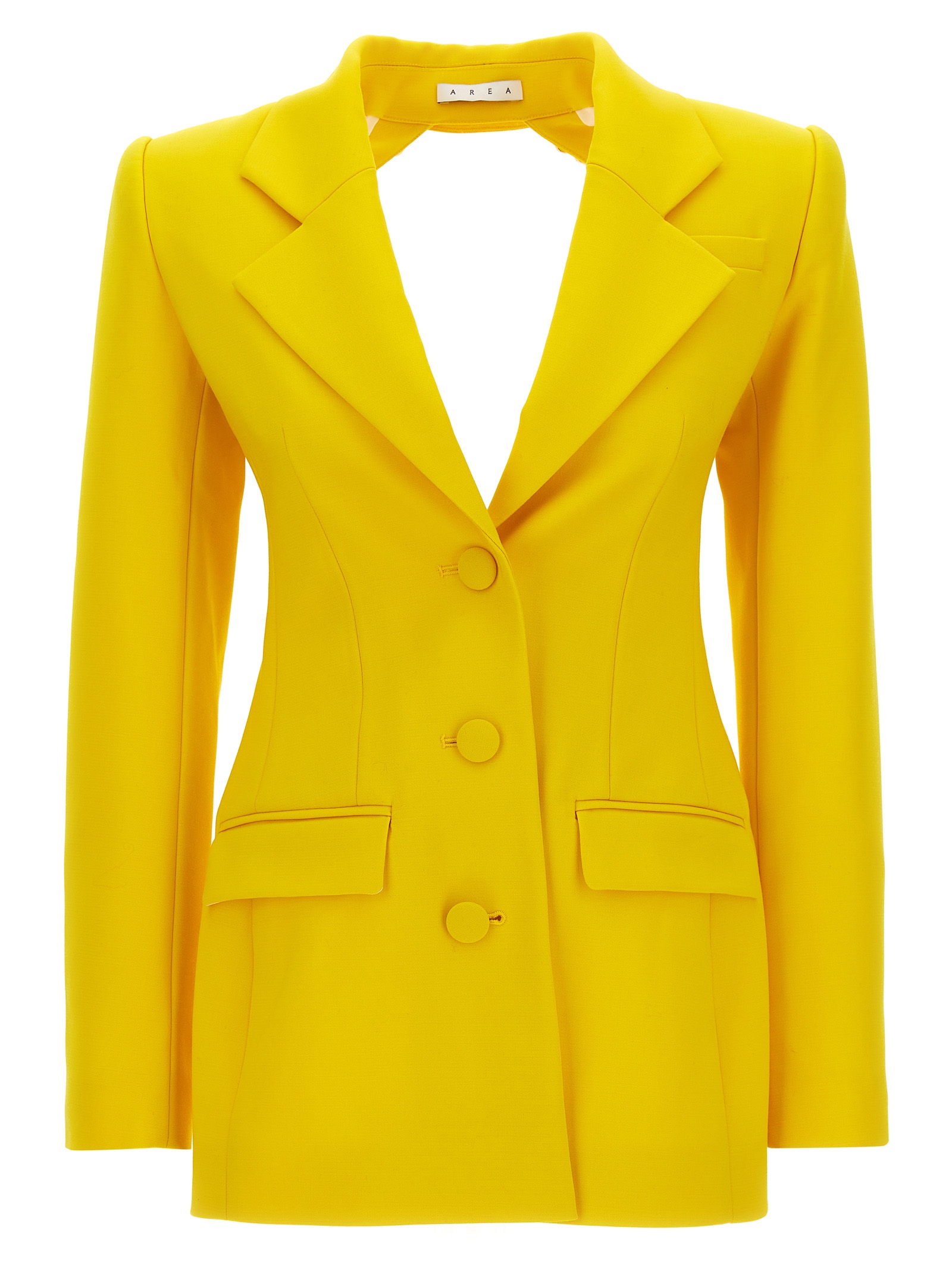 Blazer 'Crystal Open Back' 2302D75171YELLOW (AREA / ブレザー・ジャケット ) | AREA (エリア)