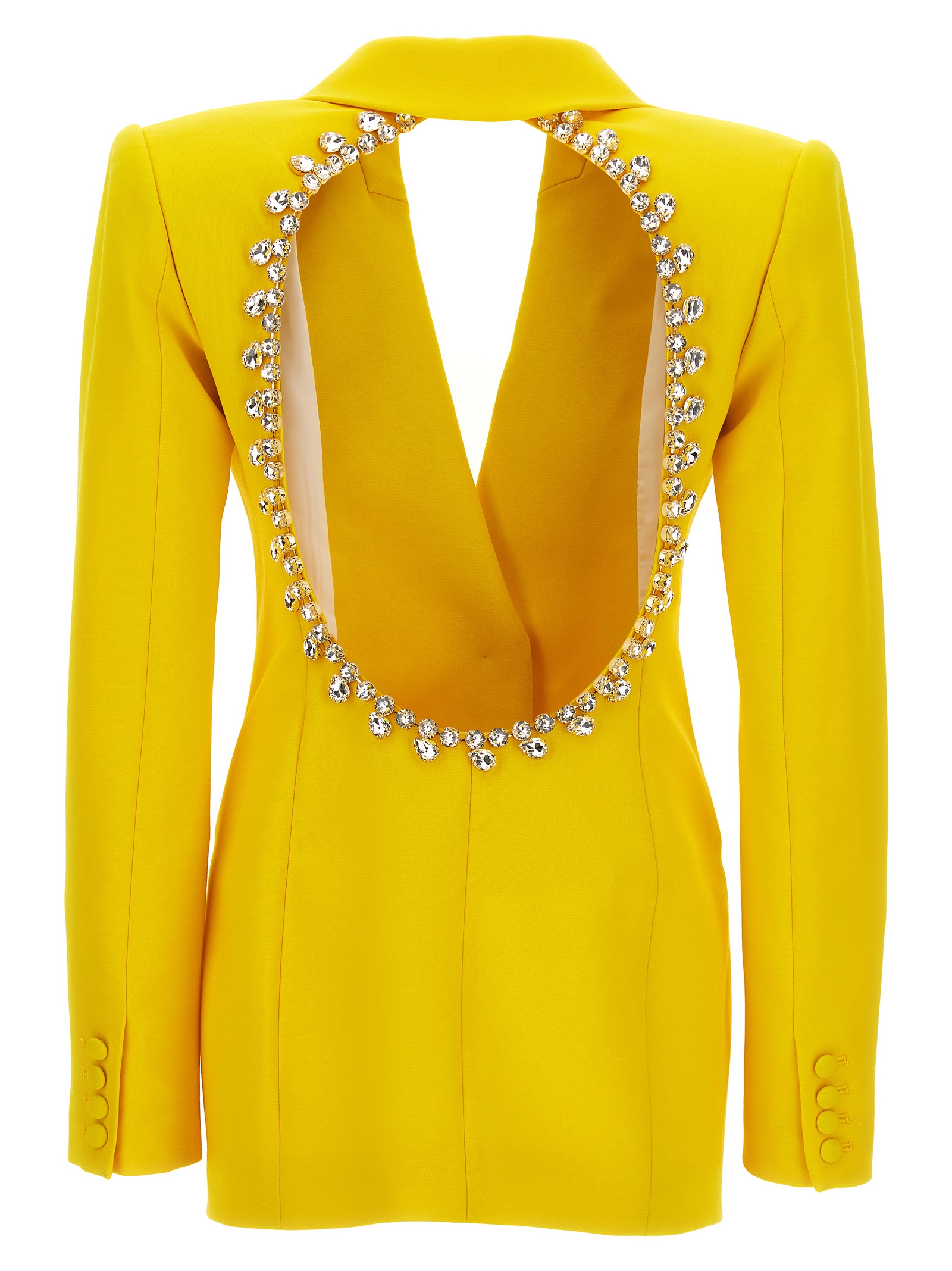 Blazer 'Crystal Open Back' 2302D75171YELLOW (AREA / ブレザー・ジャケット ) | AREA (エリア)(1)