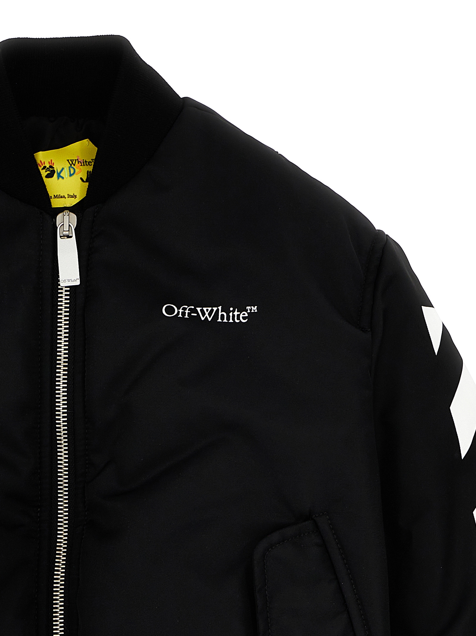 'Bookish diagonal' bomber jacket OBEH002F23FAB00110011001 (Off-White / カジュアルジャケット・ベスト ) | Off-White (オフホワイト)(2)
