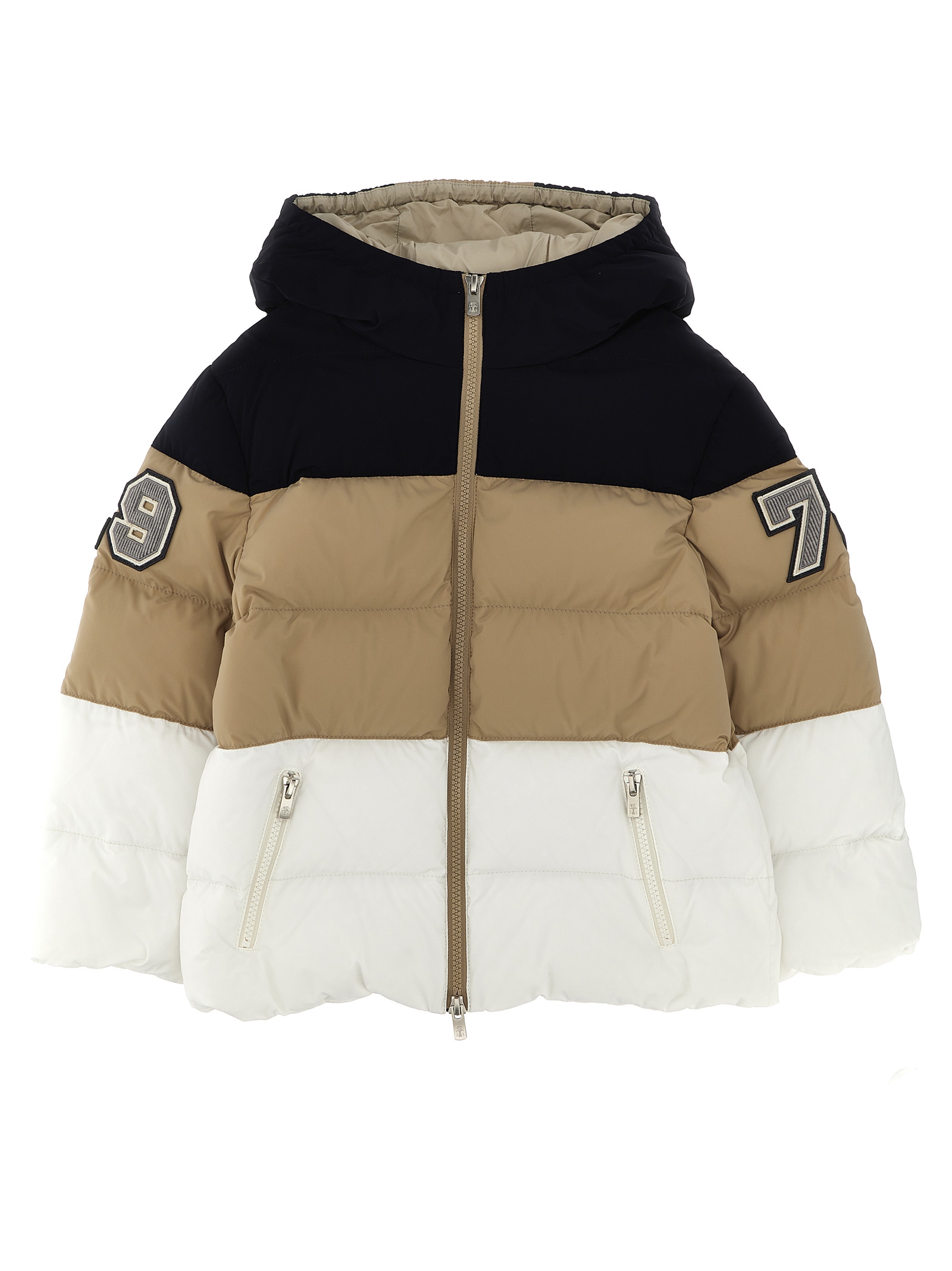 Patches down jacket BM403J324CMG76 (Brunello Cucinelli / ダウンジャケット・コート ) | Brunello Cucinelli (ブルネロ・クチネリ)