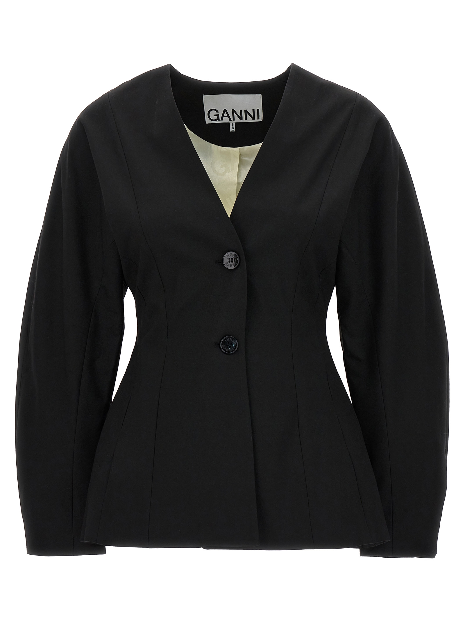 Single-breasted blazer F8339099 (GANNI / スーツ・ジャケット ) | GANNI (ガニー)