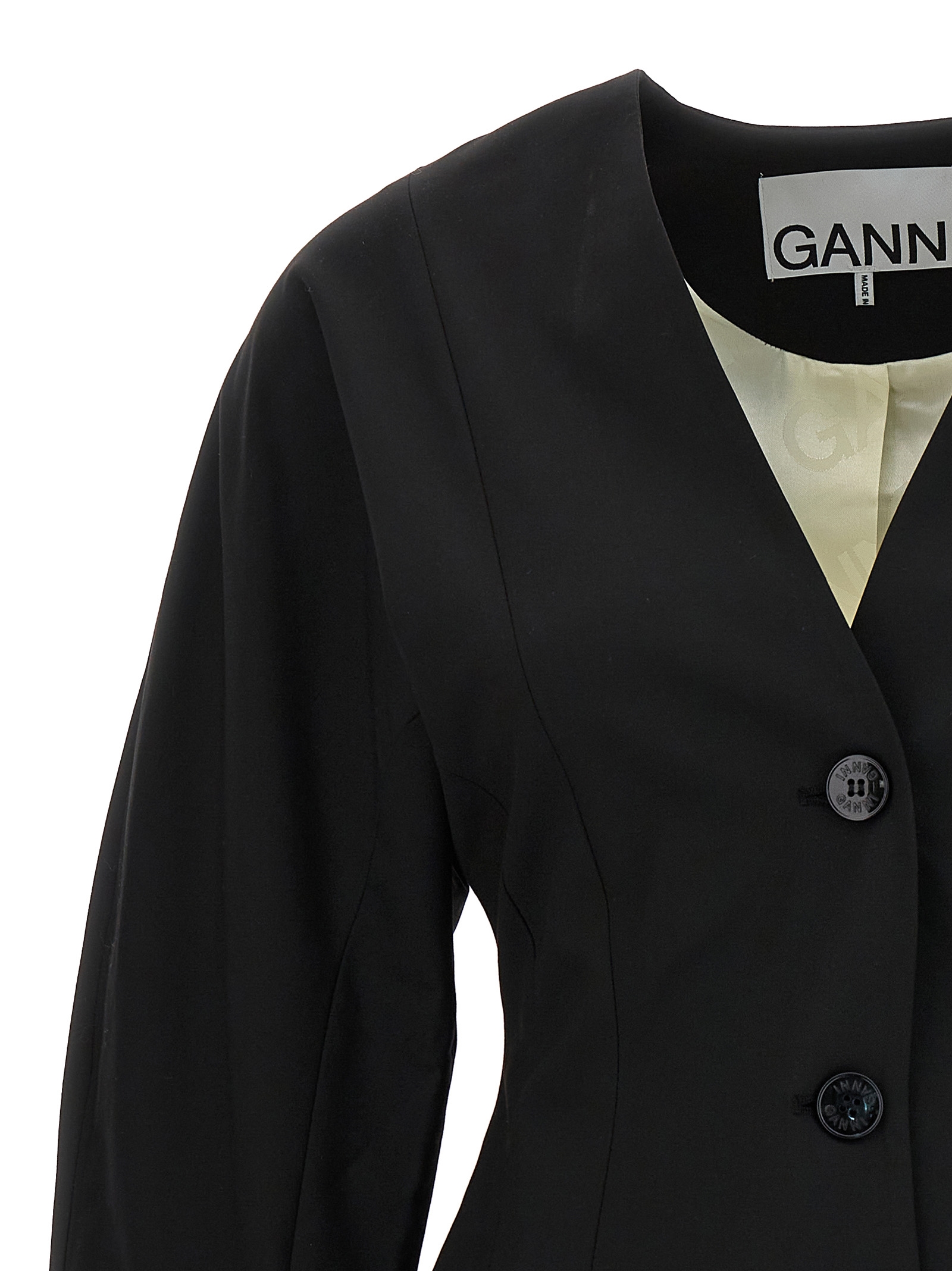 Single-breasted blazer F8339099 (GANNI / スーツ・ジャケット ) | GANNI (ガニー)(2)