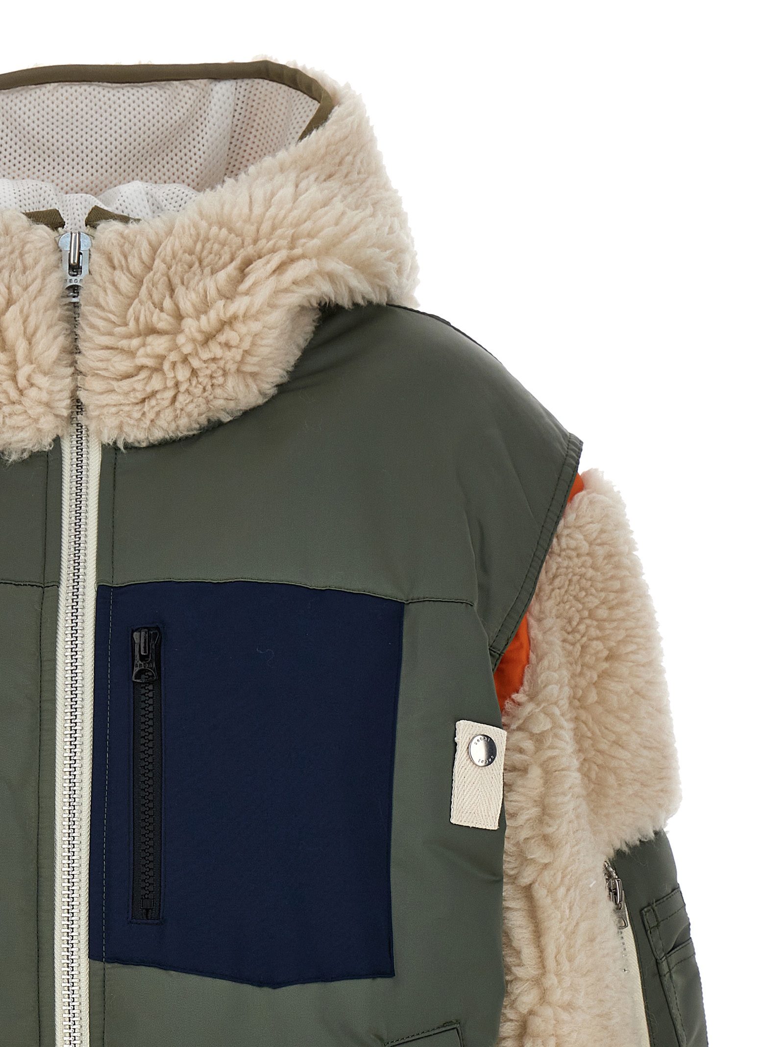 Faux fur insert jacket 2303220M526 (sacai / カジュアルジャケット・ベスト ) | sacai (サカイ)(2)
