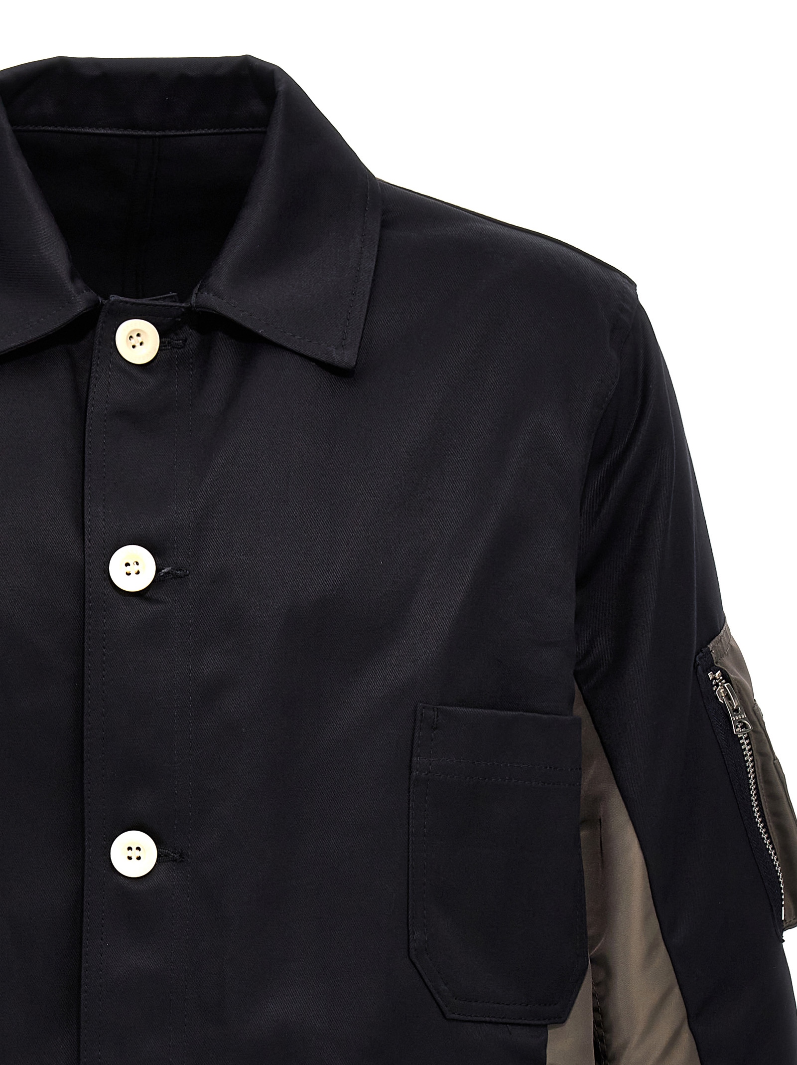 Nylon insert jacket 2403316M234 (sacai / カジュアルジャケット・ベスト ) | sacai (サカイ)(2)