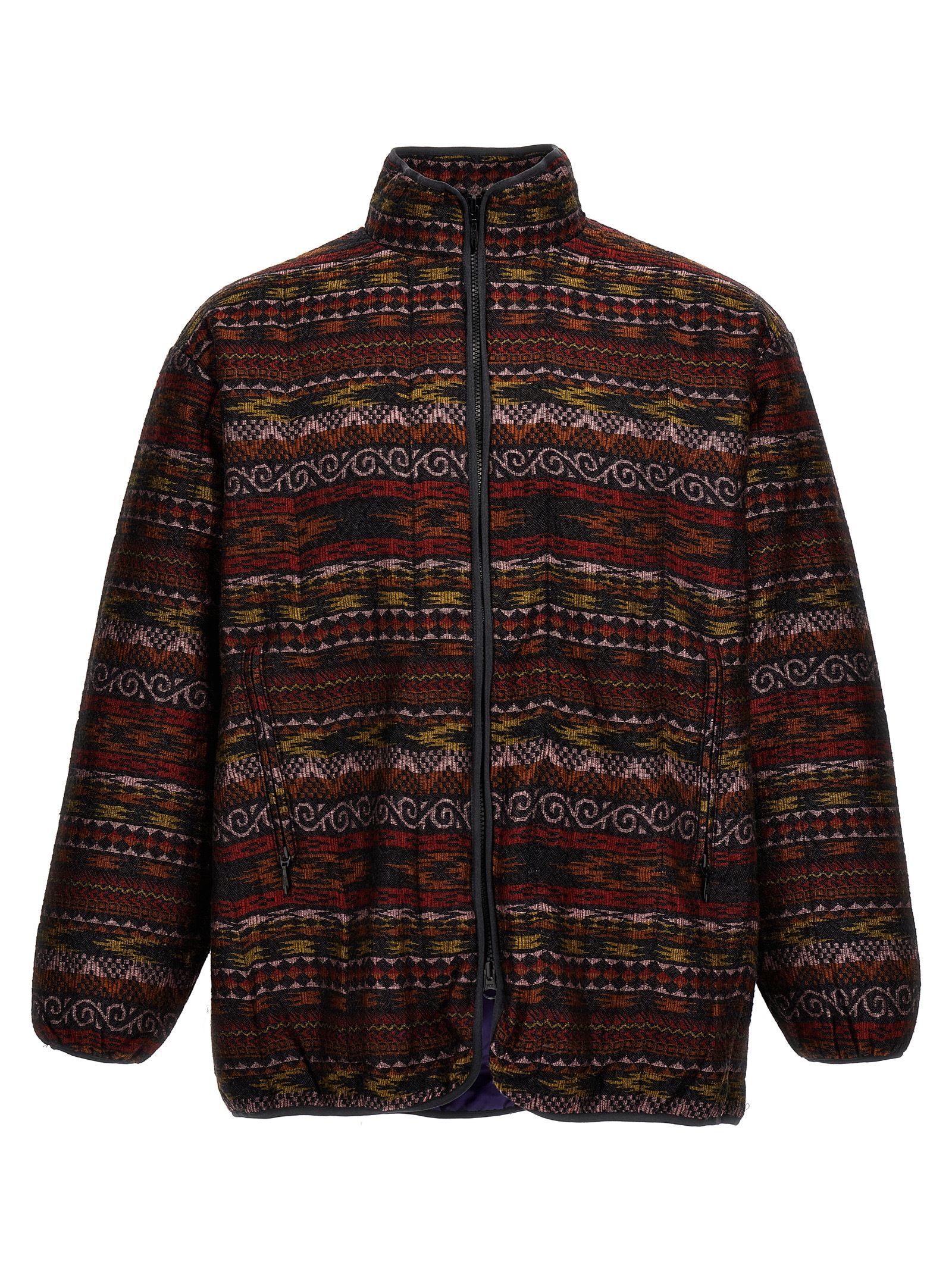 Jacquard jacket NS093ACHARCOAL (Needles / カジュアルジャケット・ベスト ) | Needles (ニードルズ)