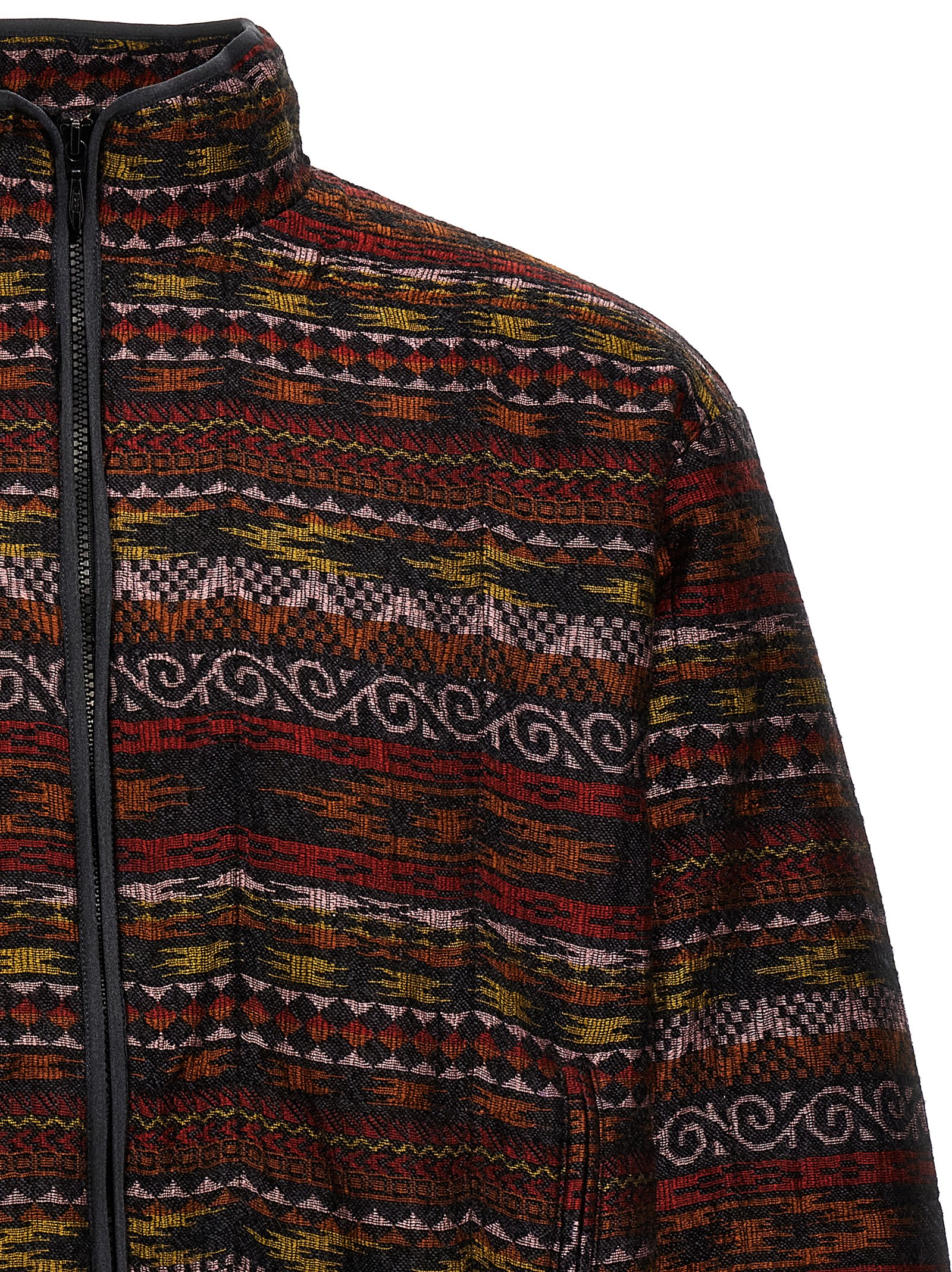 Jacquard jacket NS093ACHARCOAL (Needles / カジュアルジャケット・ベスト ) | Needles (ニードルズ)(2)