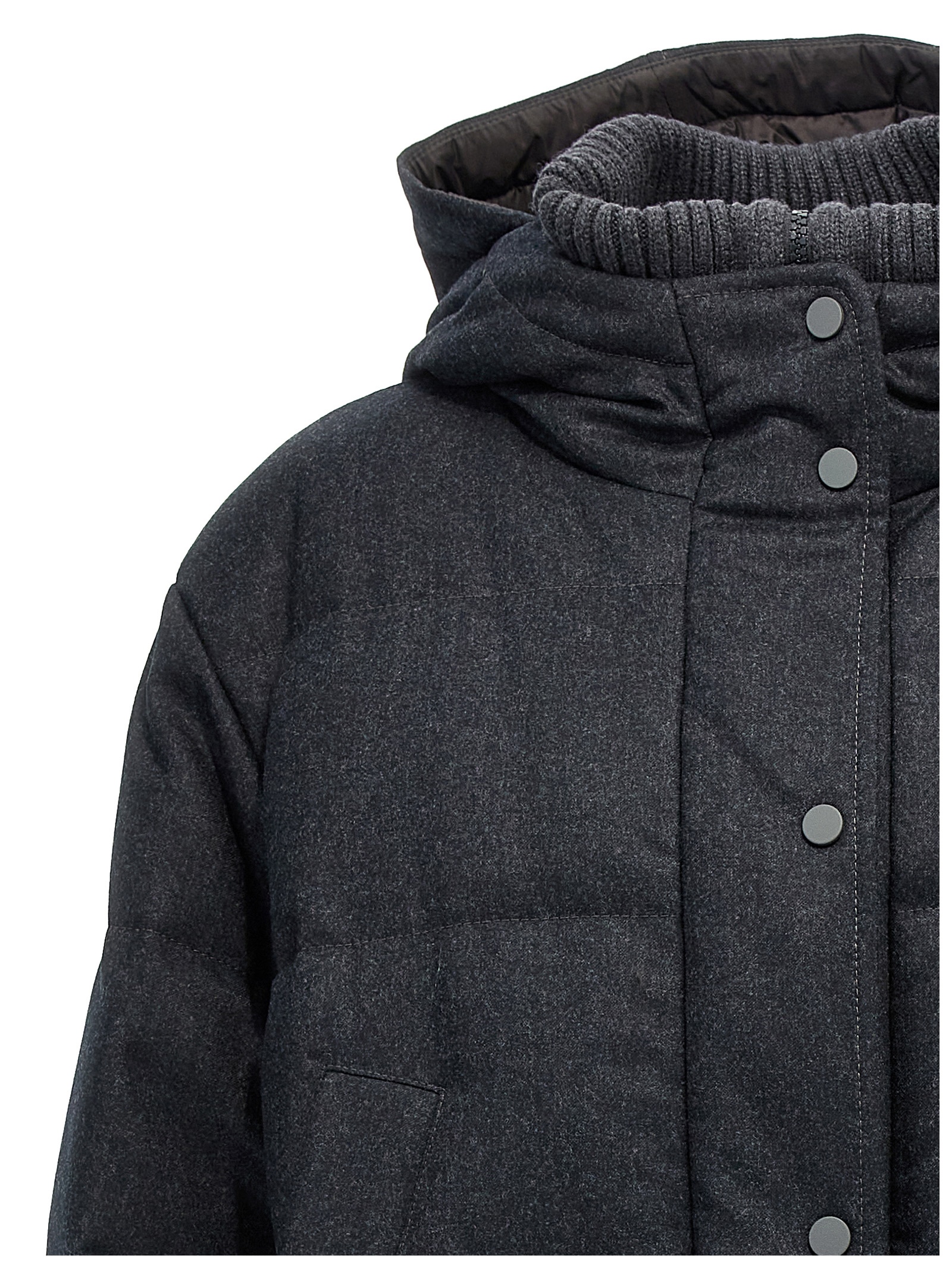 Padded wool down jacket MT2267922C005 (Brunello Cucinelli / ダウンジャケット・コート ) | Brunello Cucinelli (ブルネロ・クチネリ)(2)