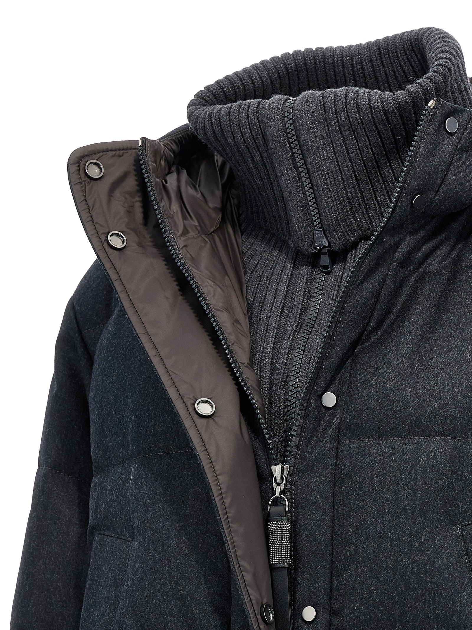 Padded wool down jacket MT2267922C005 (Brunello Cucinelli / ダウンジャケット・コート ) | Brunello Cucinelli (ブルネロ・クチネリ)(3)
