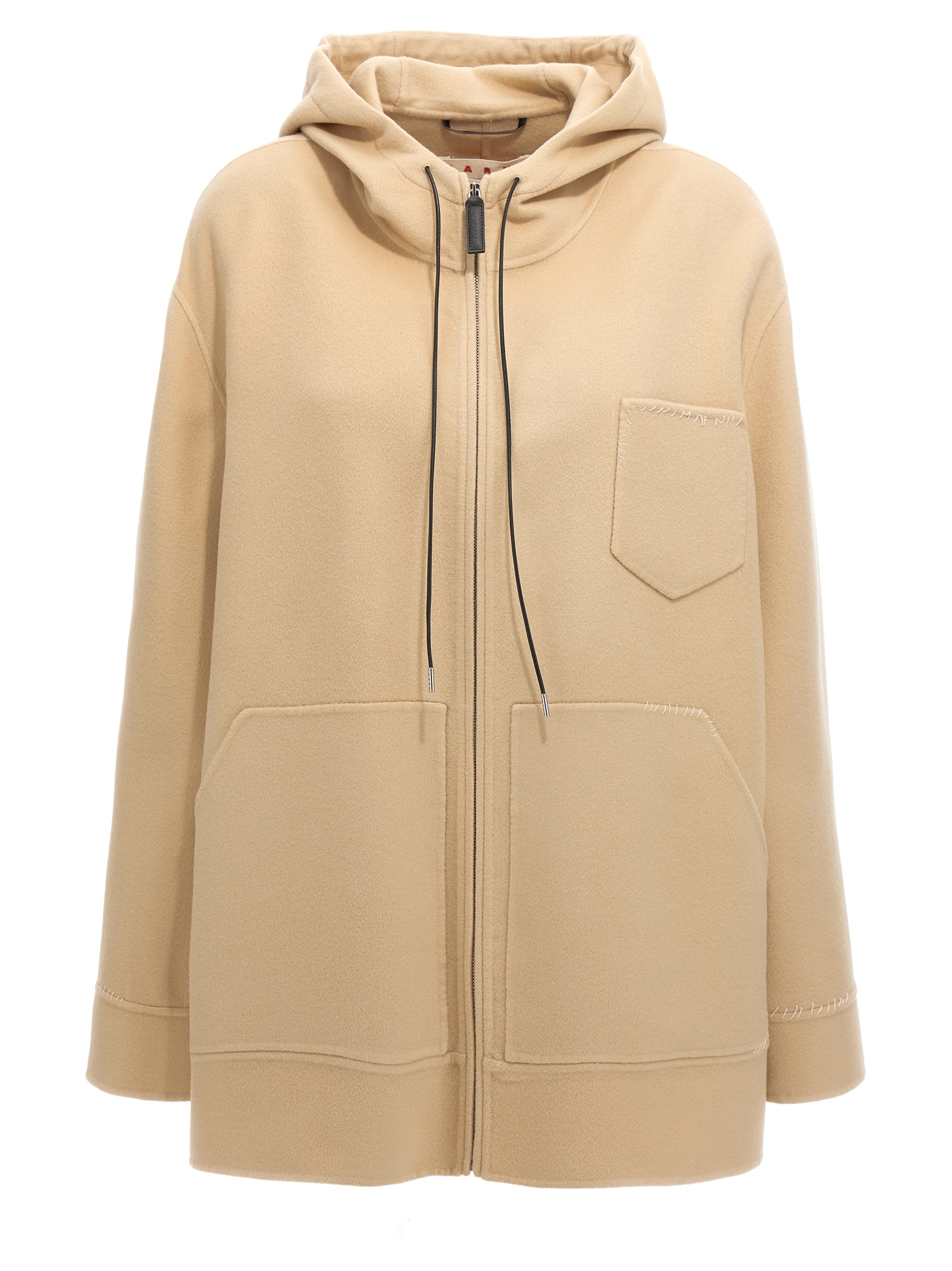 Logo embroidery hooded jacket JKMA0316KSUTWA2100W26 (Marni / カジュアルジャケット・ベスト ) | Marni (マルニ)