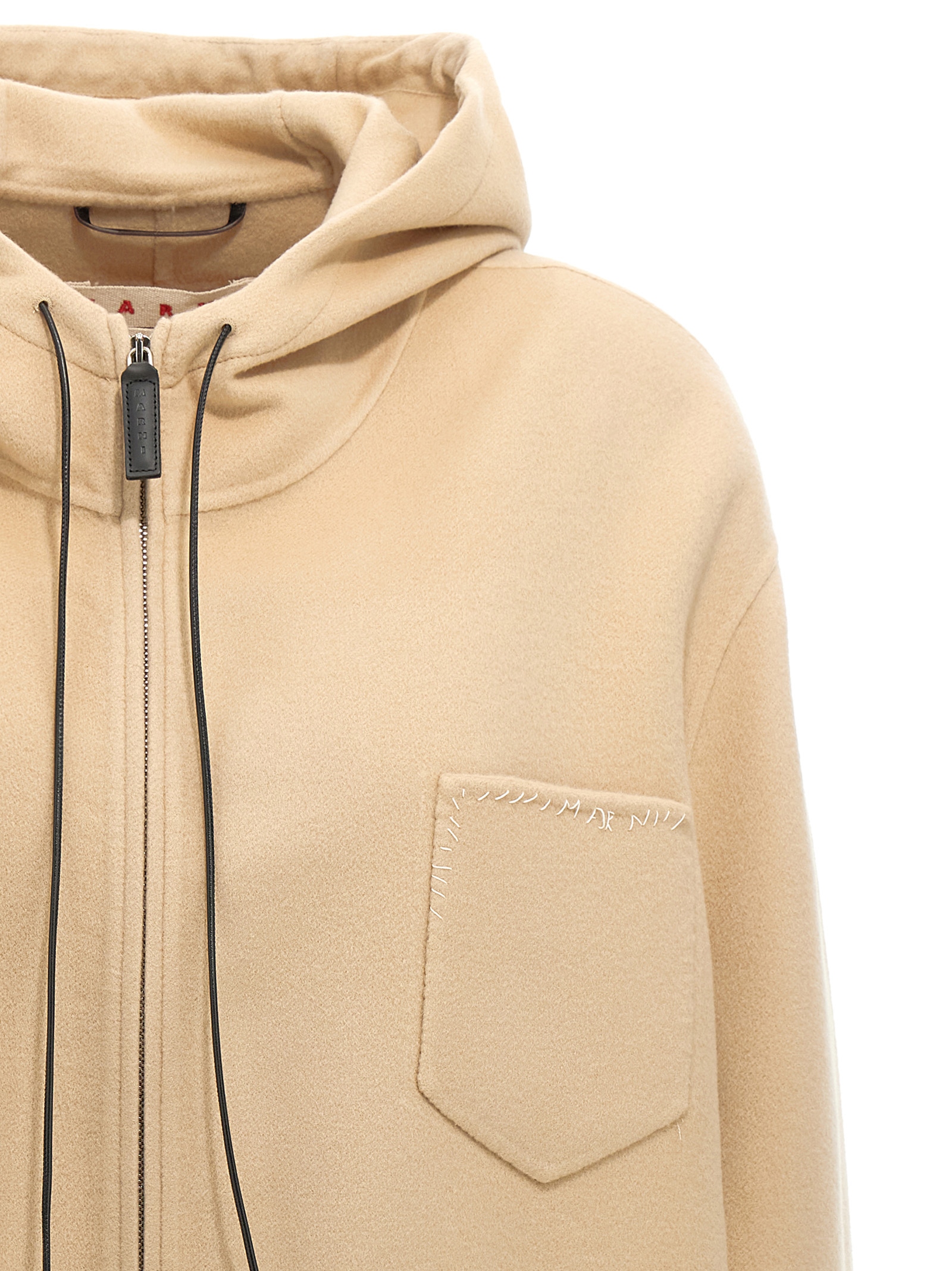 Logo embroidery hooded jacket JKMA0316KSUTWA2100W26 (Marni / カジュアルジャケット・ベスト ) | Marni (マルニ)(2)