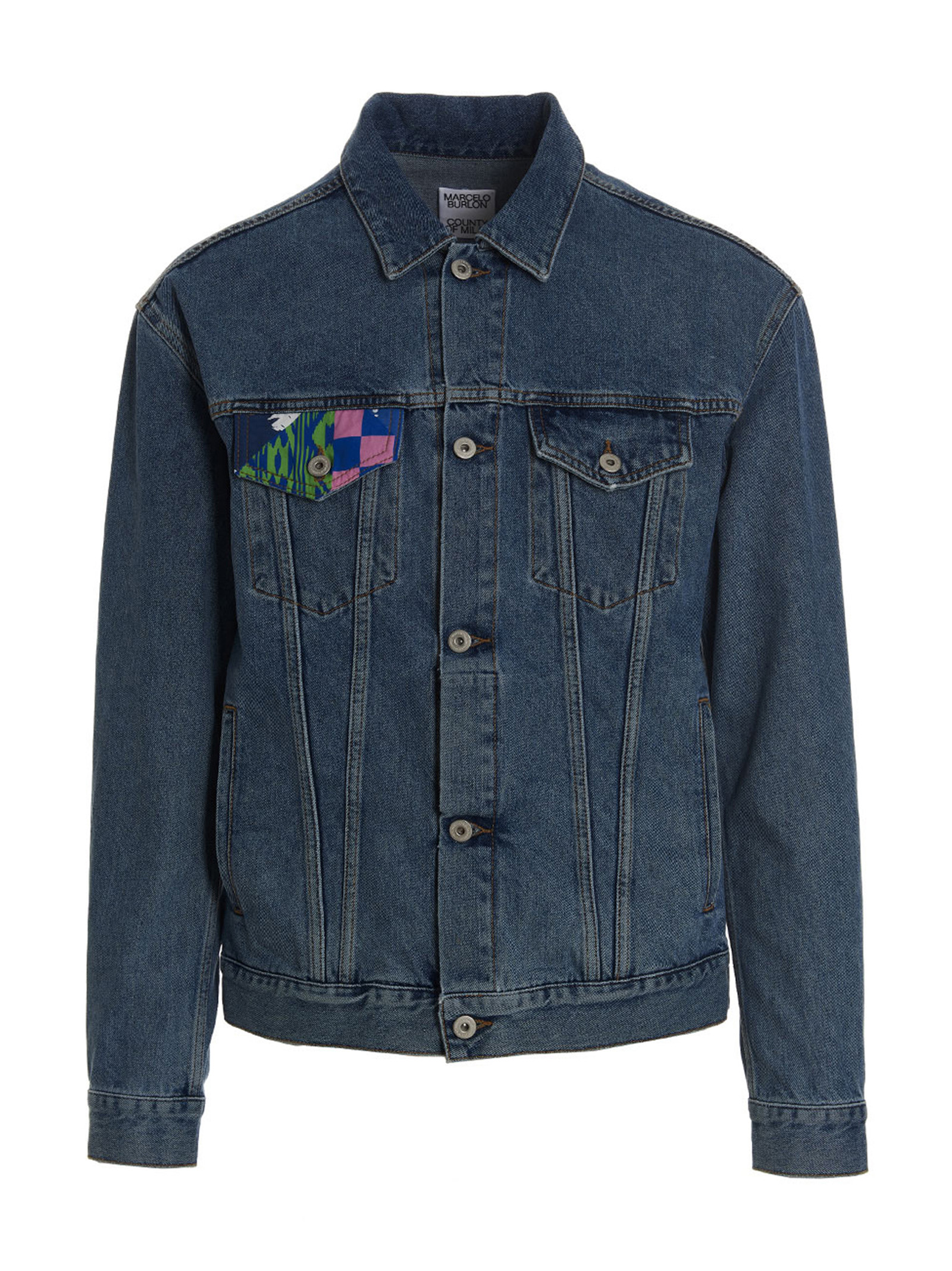 'Mix & Match' jacket CMYE001S23DEN00145844584 (MARCELO BURLON / カジュアルジャケット ) | MARCELO BURLON (マルセロ・ブロン)