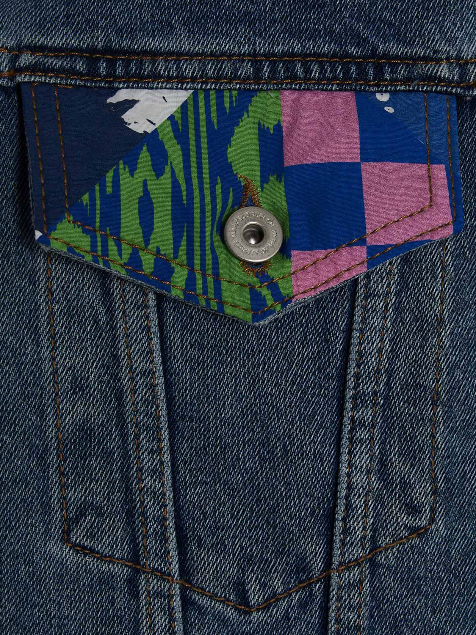 'Mix & Match' jacket CMYE001S23DEN00145844584 (MARCELO BURLON / カジュアルジャケット ) | MARCELO BURLON (マルセロ・ブロン)(3)