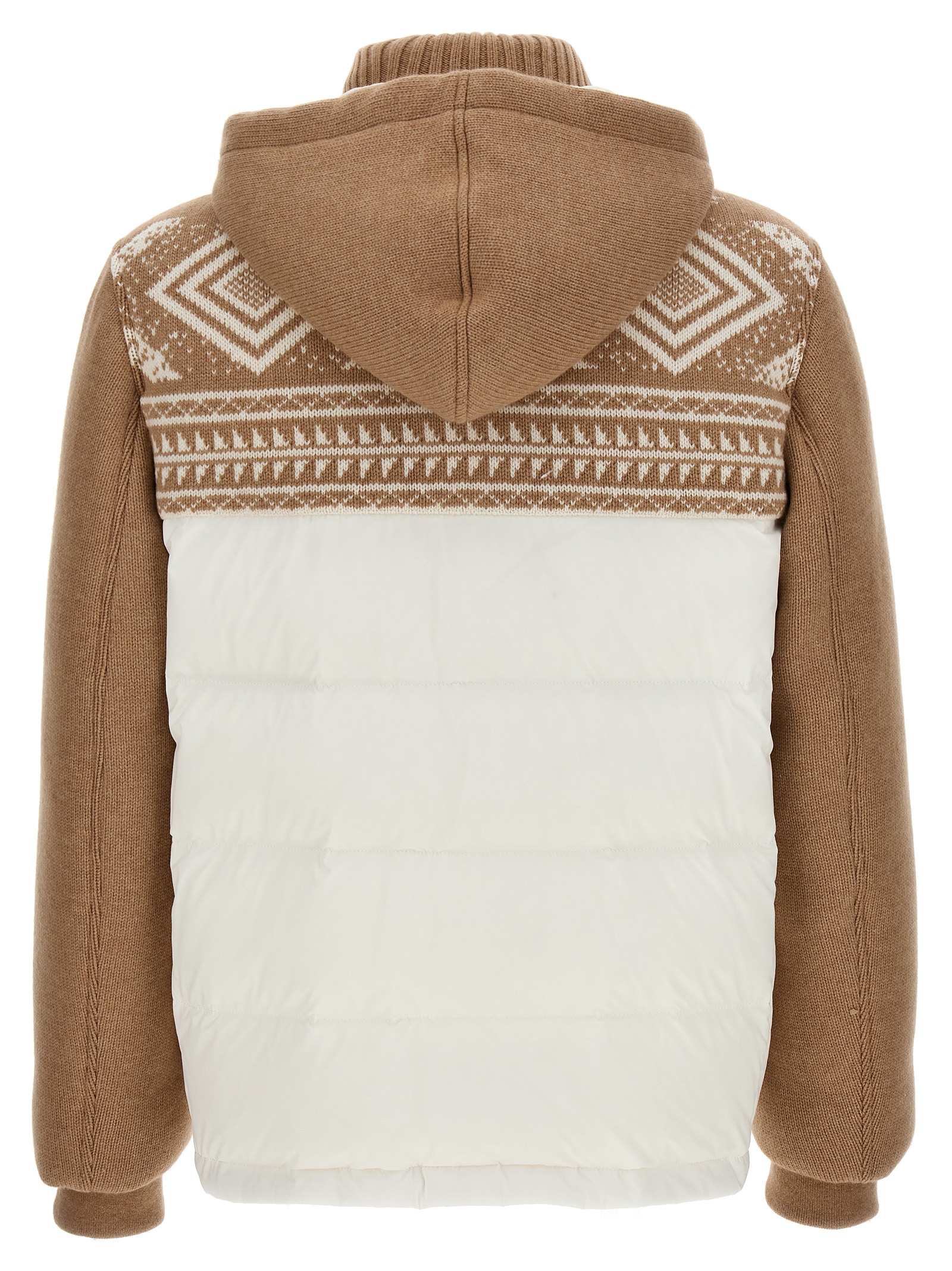 Jacquard knit insert down jacket MM4031950CLO56 (Brunello Cucinelli / ダウンジャケット・コート ) | Brunello Cucinelli (ブルネロ・クチネリ)(2)