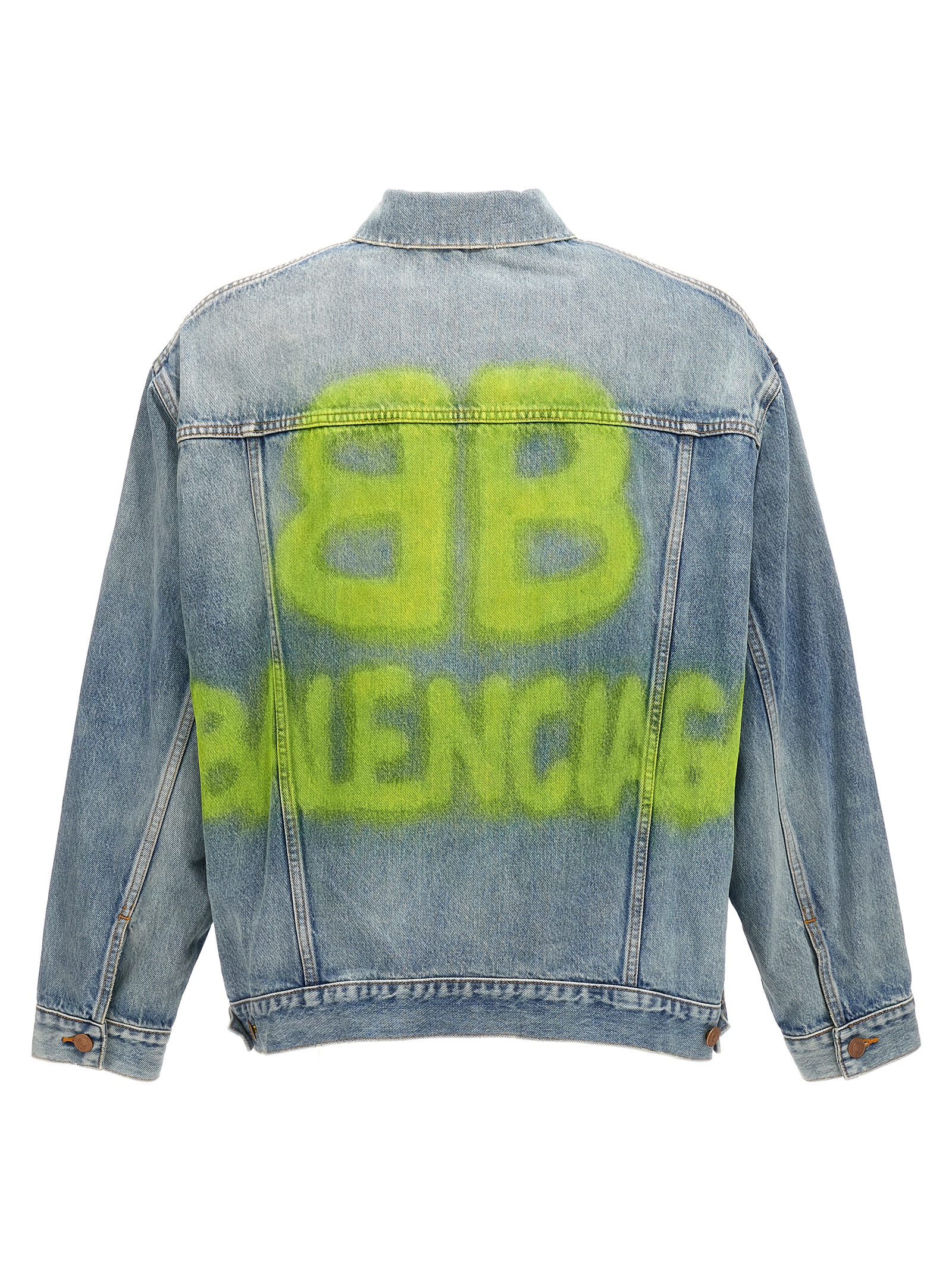 Logo print denim jacket 678354TDW143341 (Balenciaga / カジュアルジャケット・ベスト ) | Balenciaga (バレンシアガ)(1)