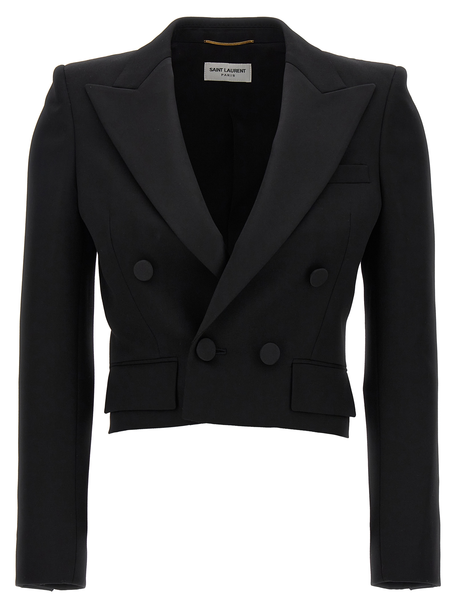 'Cropped tuxedo' blazer 759697Y512W1000 (Saint Laurent / スーツ・ジャケット ) | Saint Laurent (サンローラン)
