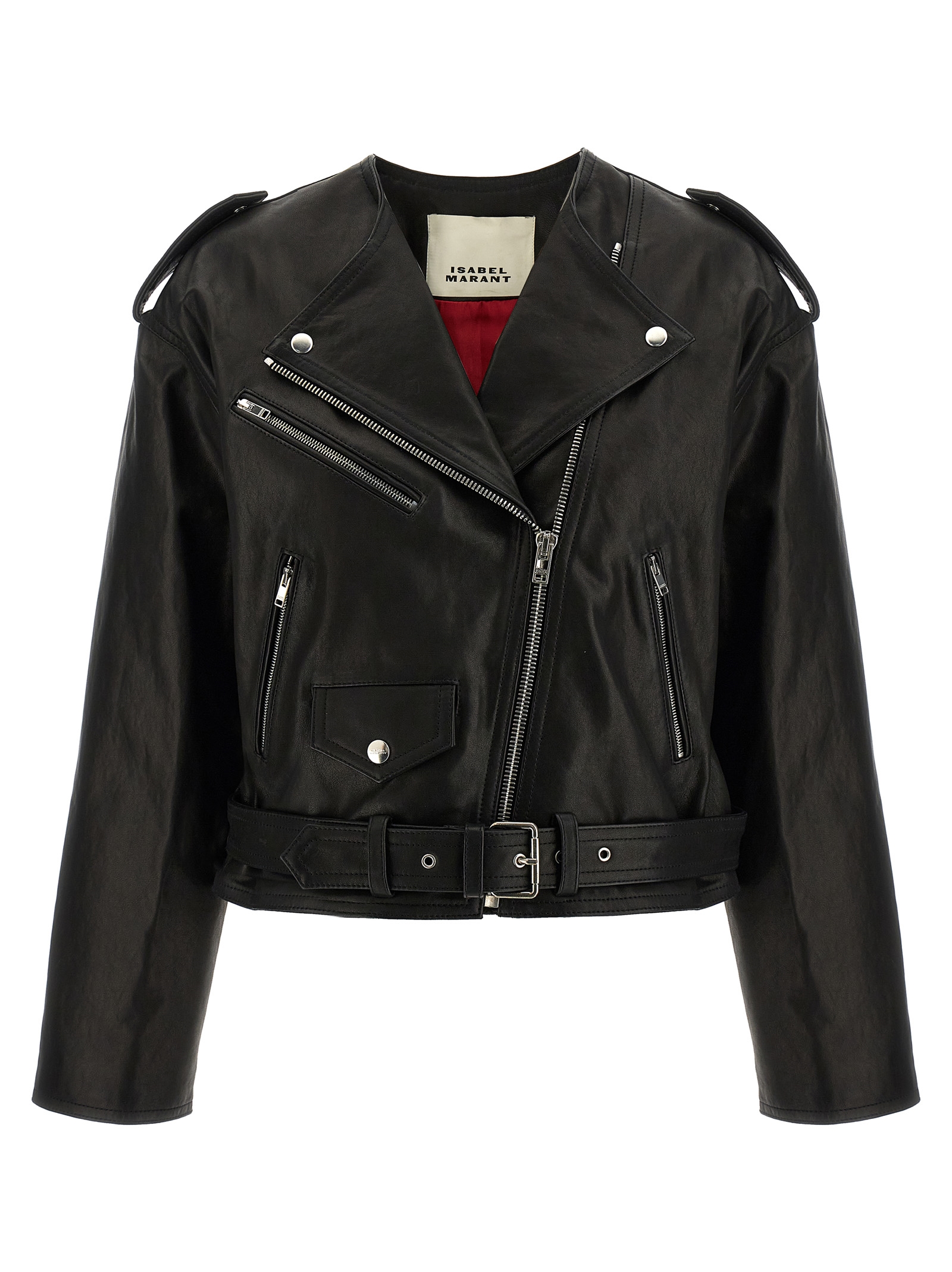 'Audric' biker jacket 24PVE0171FCA4B01I01BK (Isabel Marant / カジュアルジャケット・ベスト ) | Isabel Marant (イザベル マラン)