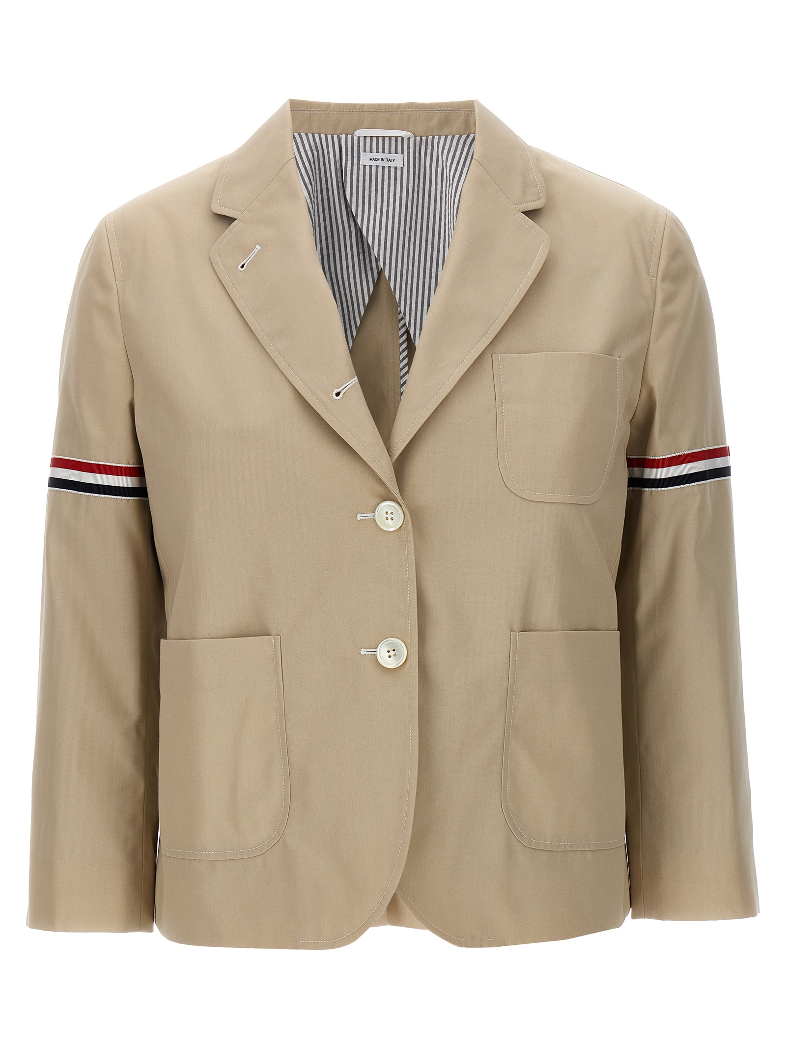 'Cropped Sack Patch Pocket Sportcoat' blazer FBC905H04502250 (Thom Browne / ブレザー・ジャケット ) | Thom Browne (トム・ブラウン)