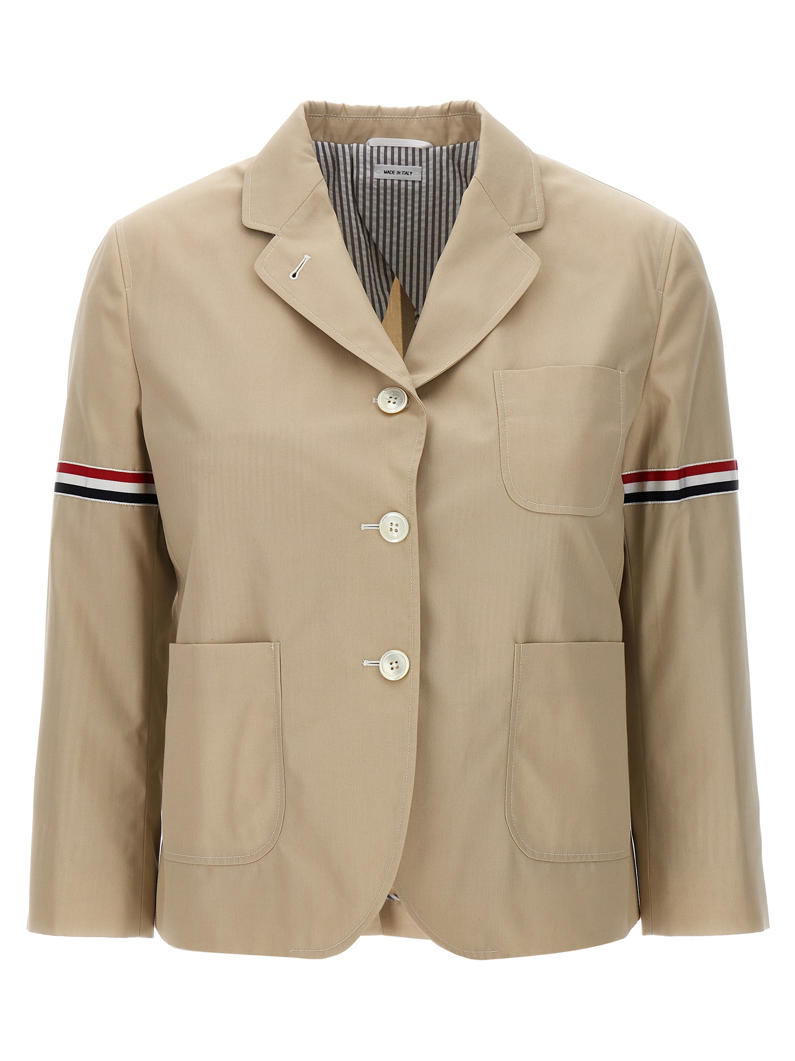'Cropped Sack Patch Pocket Sportcoat' blazer FBC905H04502250 (Thom Browne / ブレザー・ジャケット ) | Thom Browne (トム・ブラウン)(1)