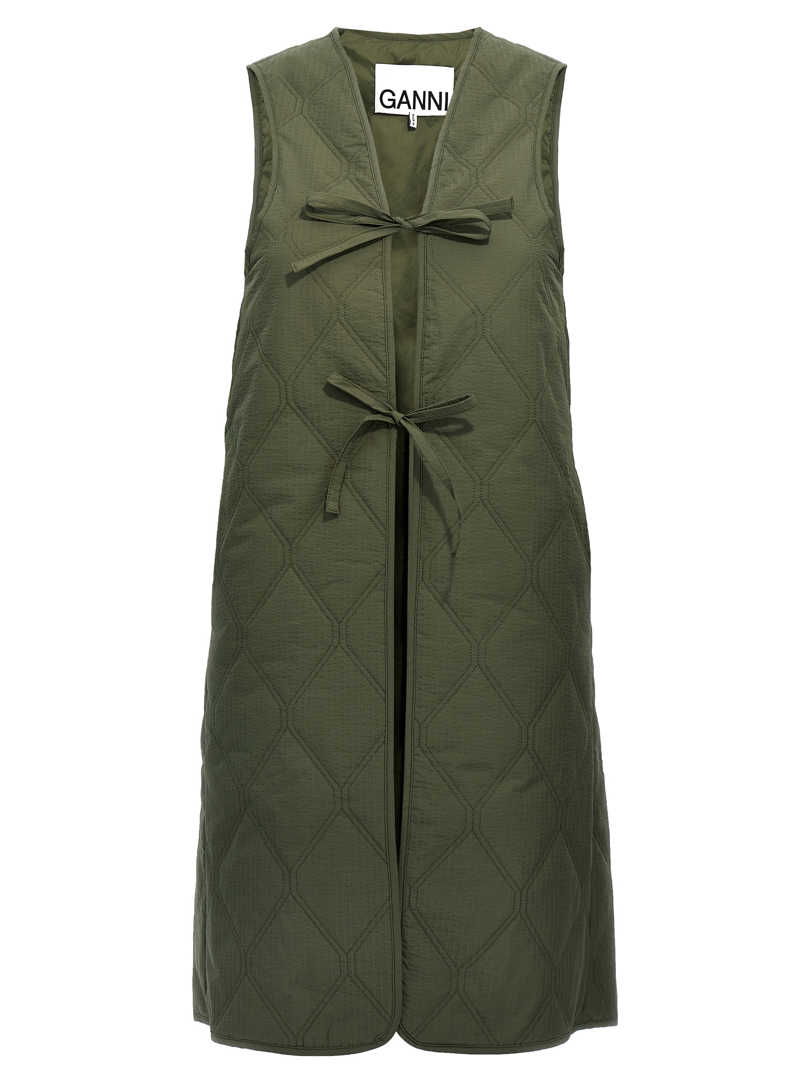 'Tech Seersucker Shell' long jacket F9717370 (GANNI / コート・ダウン ) | GANNI (ガニー)(1)