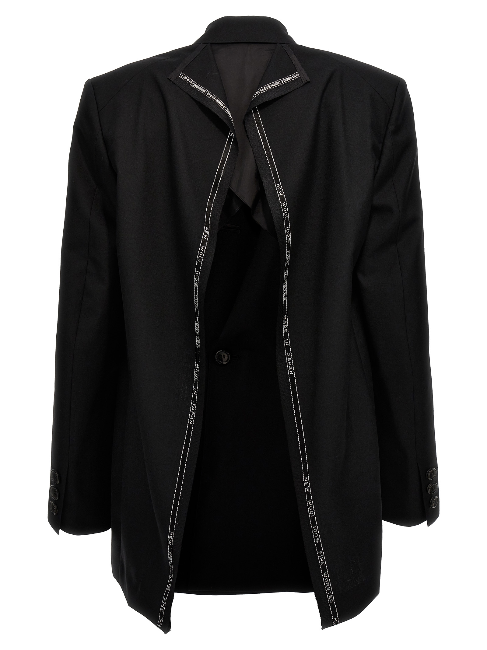 Asymmetrical double-breasted blazer JMJ031S241 (JUNYA WATANABE / ブレザー・ジャケット ) | JUNYA WATANABE (ジュンヤ ワタナベ)(1)