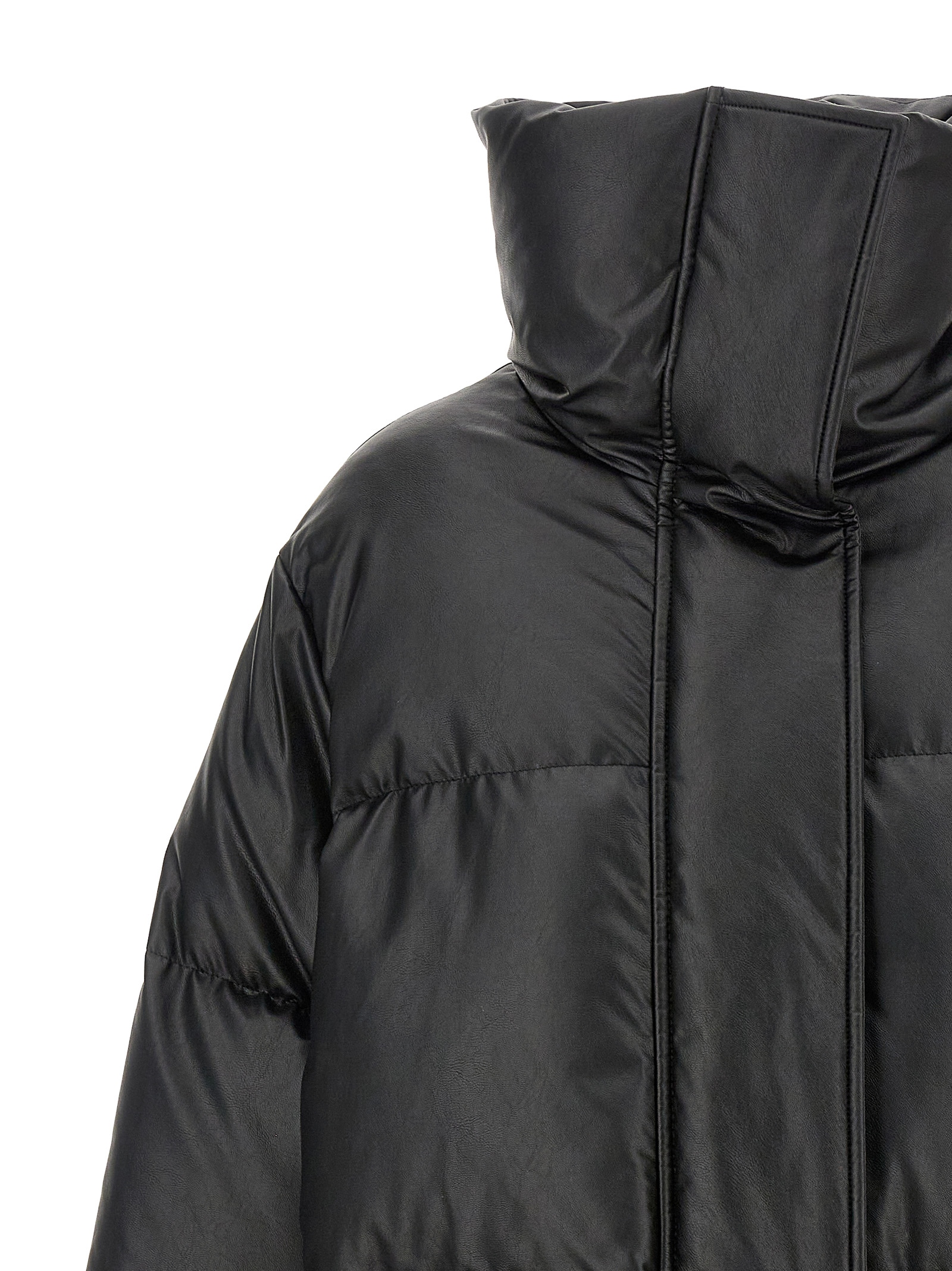 Faux leather jacket S52AA0180S53057900 (MM6 Maison Margiela / ダウンジャケット・コート ) | MM6 Maison Margiela (エムエムシックス)(2)